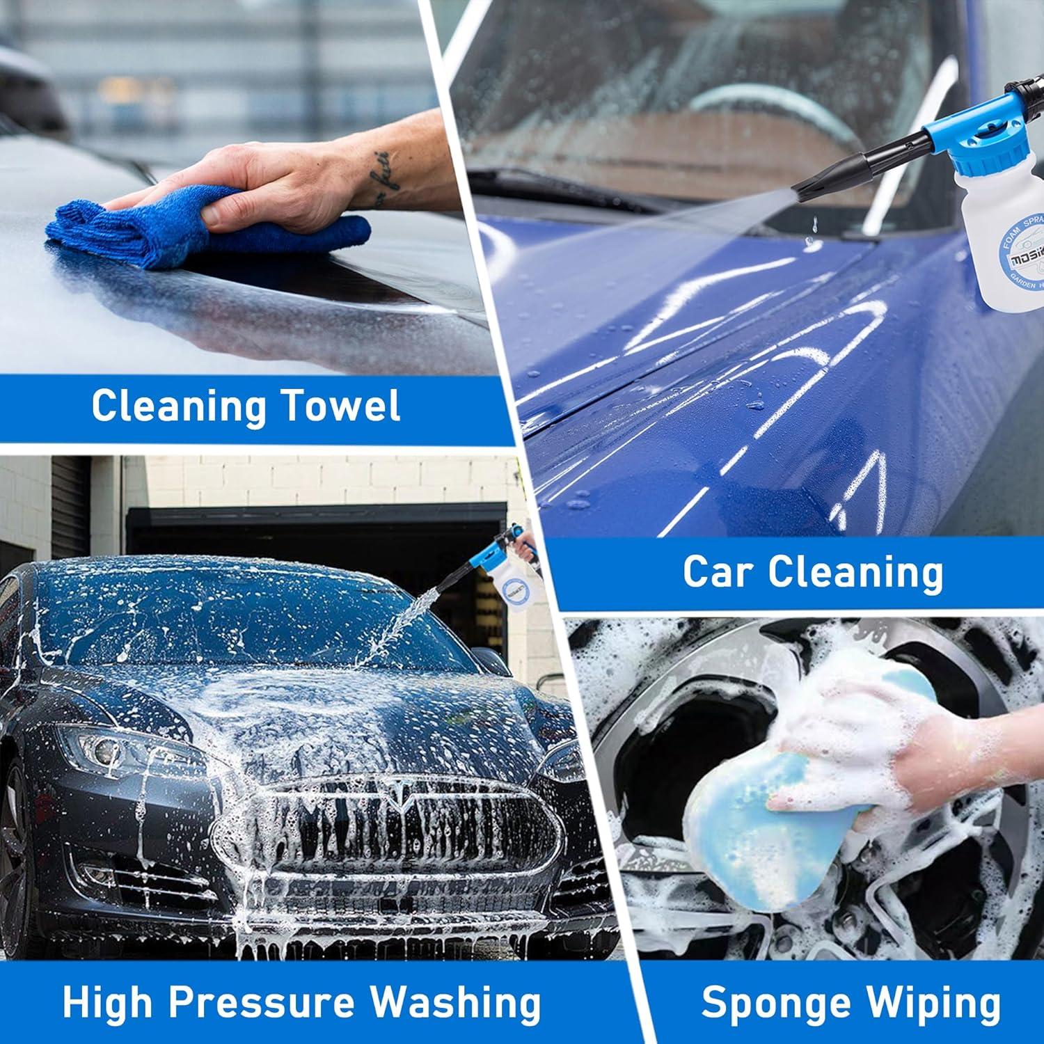 Kit de Rociador de Espuma MOSIKEN para Lavado de Coches 1000ml