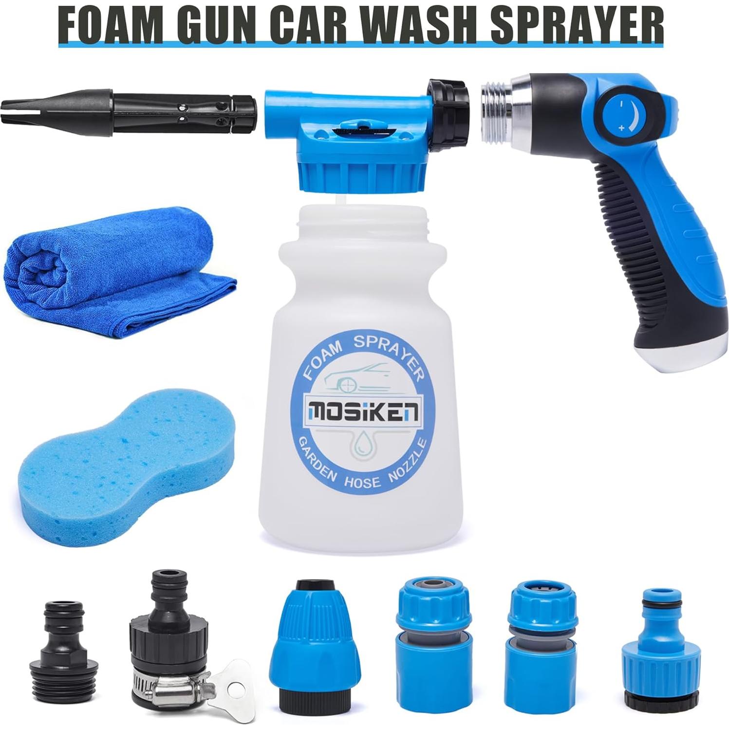 Kit de Rociador de Espuma MOSIKEN para Lavado de Coches 1000ml