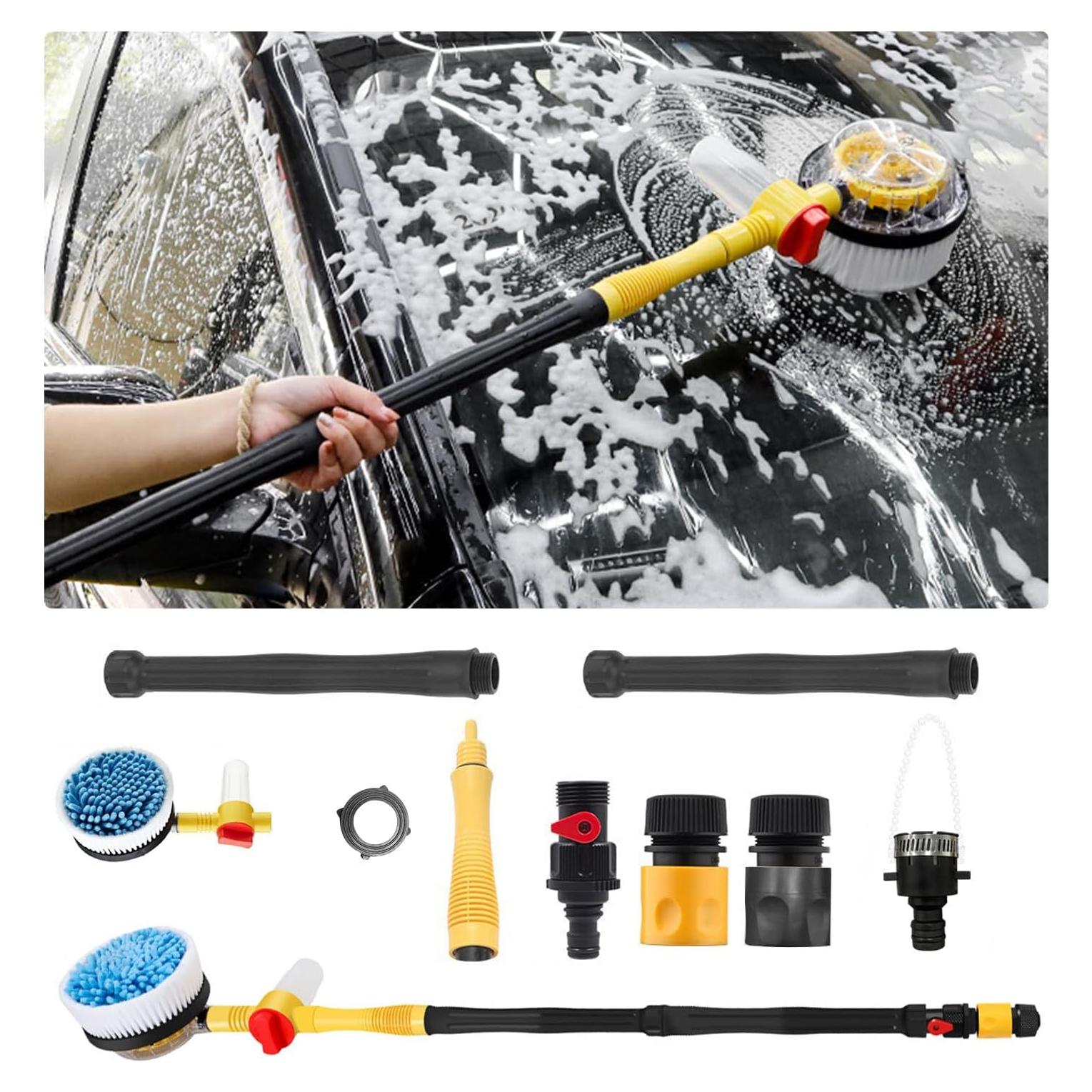 Cepillo de Lavado de Autos Rotativo Ziciner con Espuma Automática