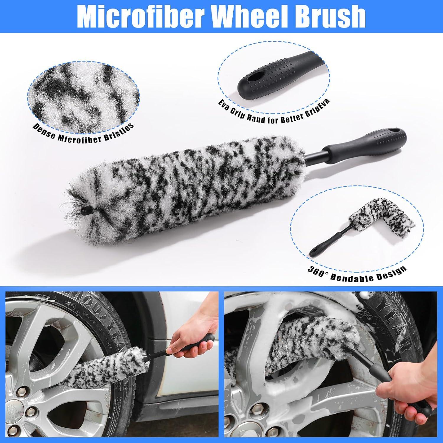 Kit de Detallado de Automóvil AUTODECO 17 Piezas