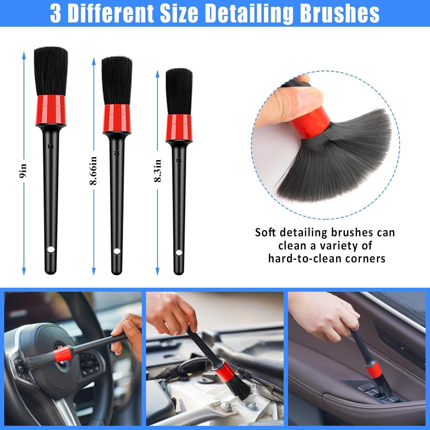 Kit de Detallado de Automóvil AUTODECO 17 Piezas