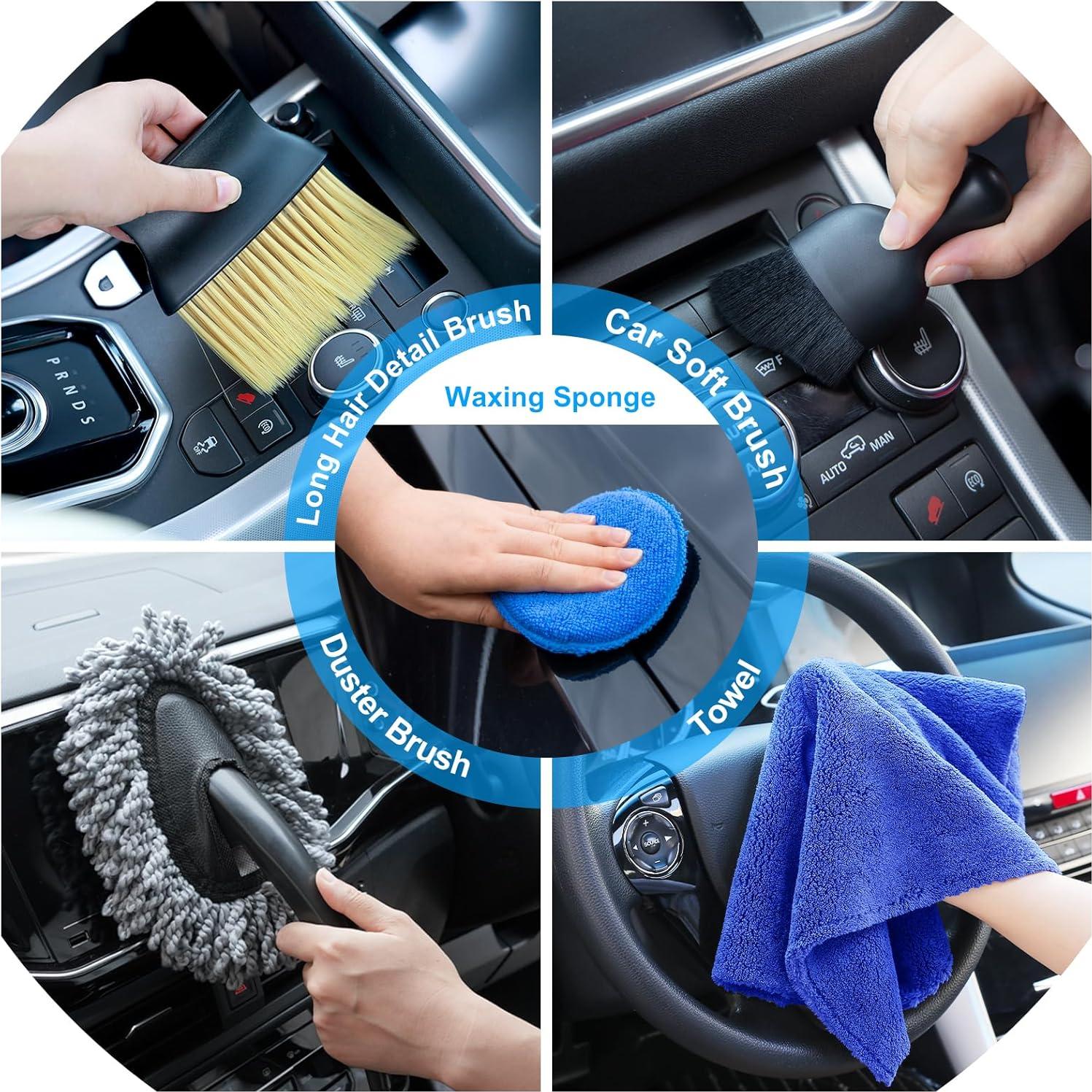 Kit de Detallado de Automóvil AUTODECO 17 Piezas