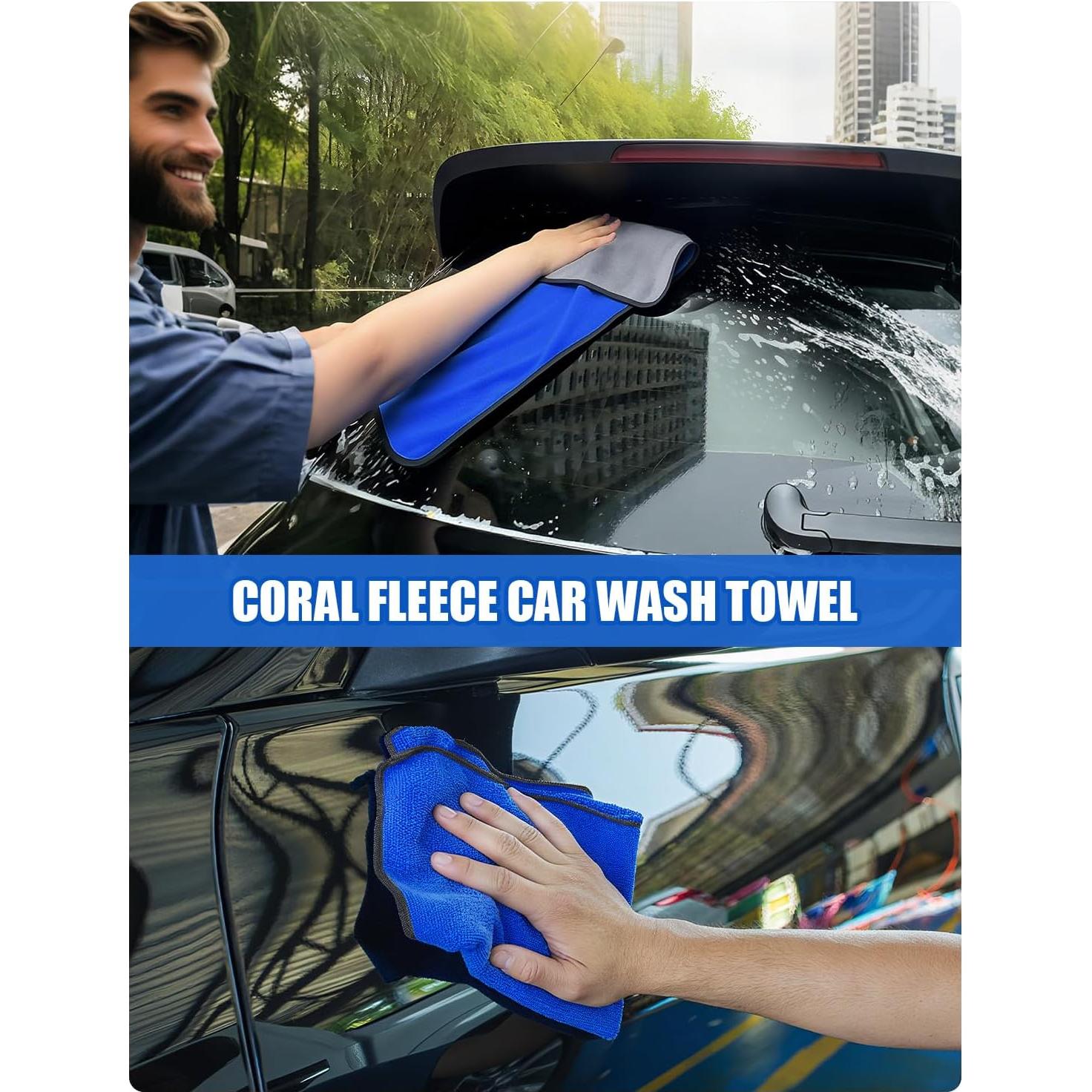 Kit de Lavado de Autos 6 en 1 Drsvabze con Mango Largo y Accesorios