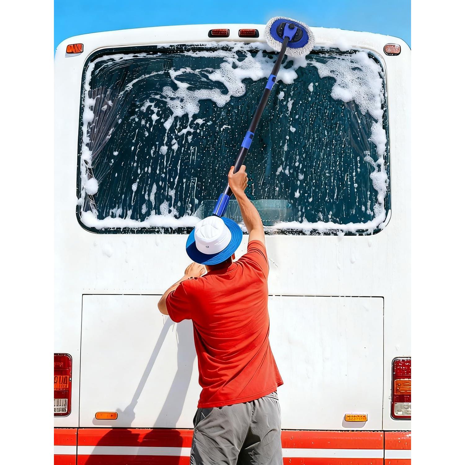 Kit de Lavado de Autos 6 en 1 Drsvabze con Mango Largo y Accesorios