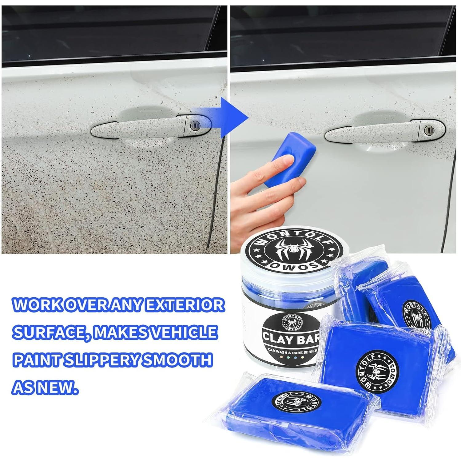 Kit de Barras de Arcilla Wontolf 10x50g para Detallado de Autos