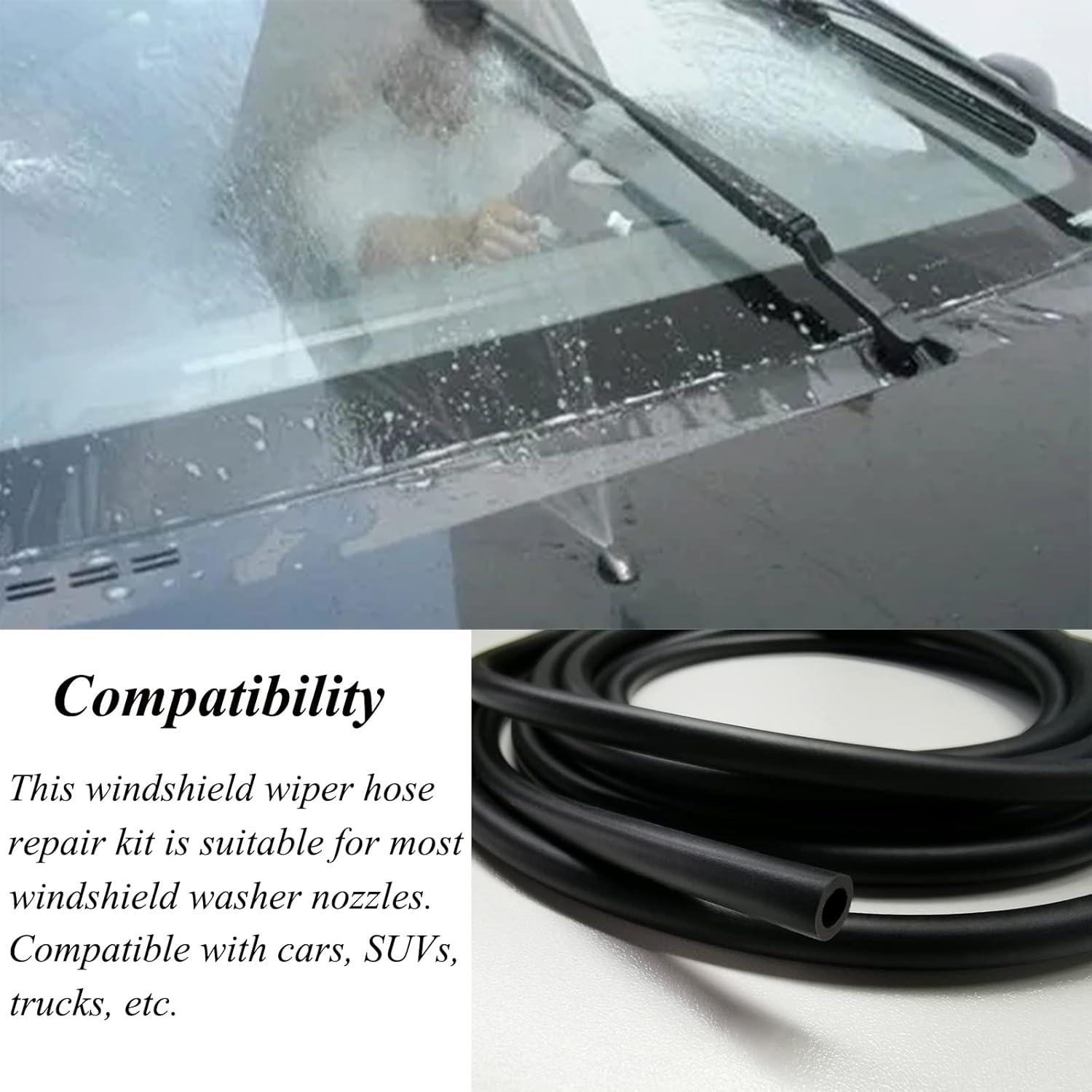 Kit de Manguera de Lavaparabrisas SmaringWing 4M 2Pcs con Conectores