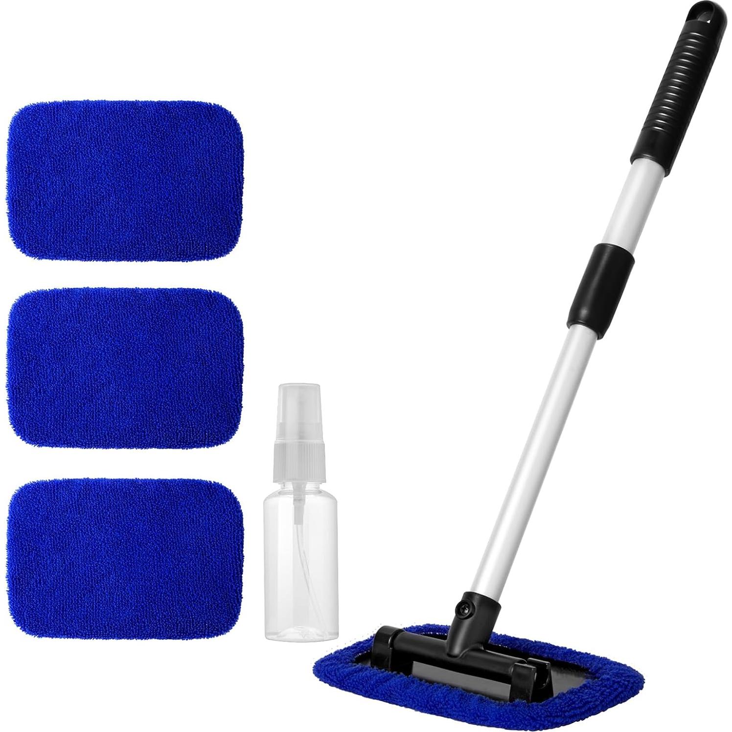 Kit de limpieza de parabrisas Qydipclin 11 piezas con microfibra