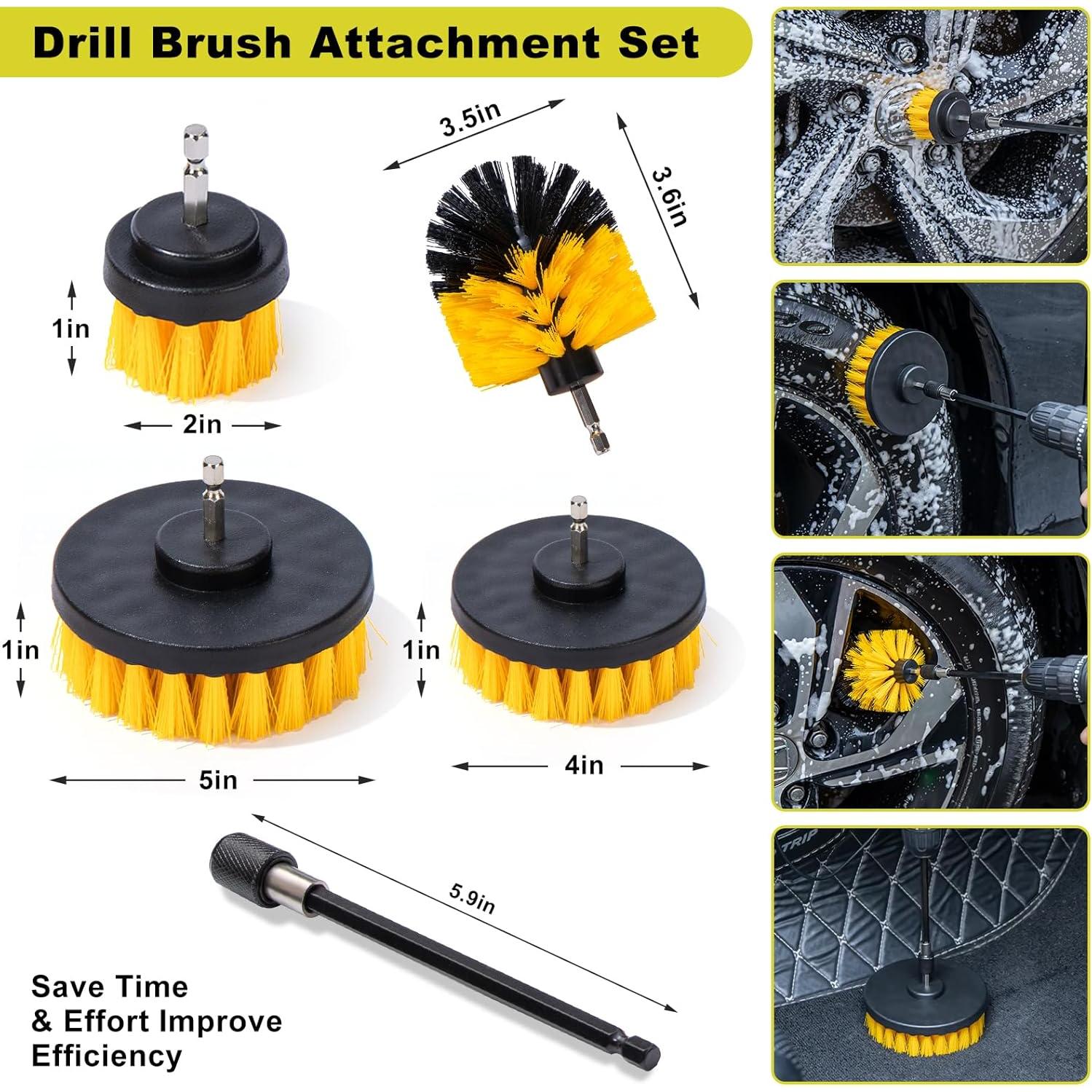 Kit de Detalle de Coche 29 Piezas YJUSMAK Amarillo