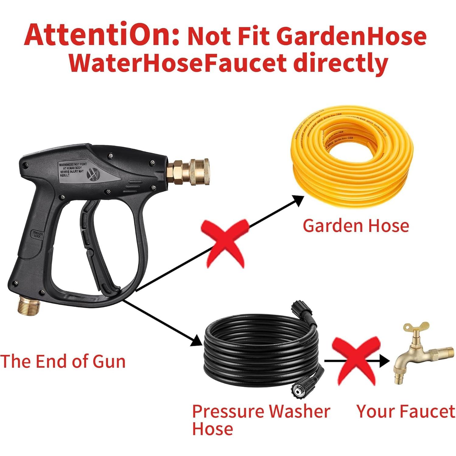 FENG PAI Kit de Cañón de Espuma 3-en-1 con Pistola 1L 4000 PSI