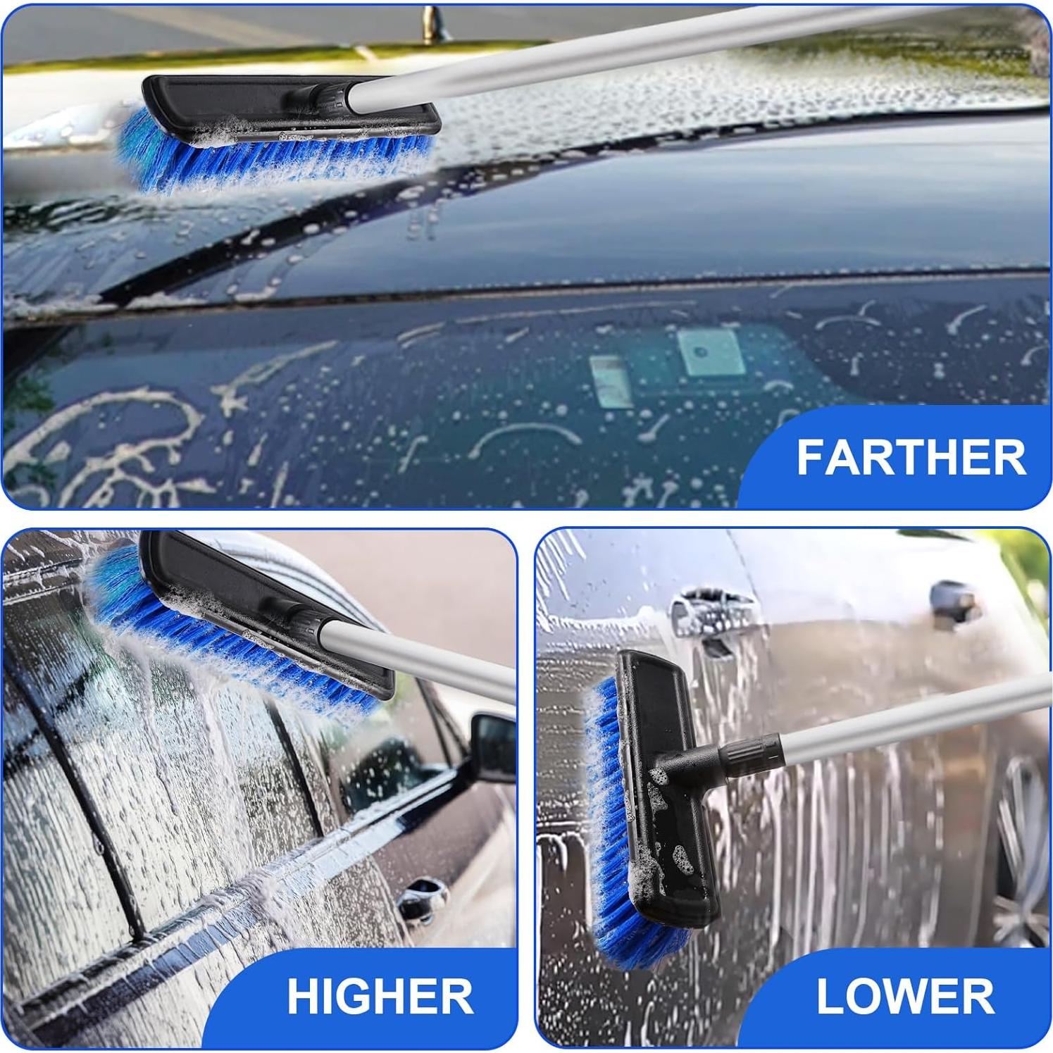 Cepillo de Lavado de Autos EVERRUSH 157 cm Cerdas Suaves