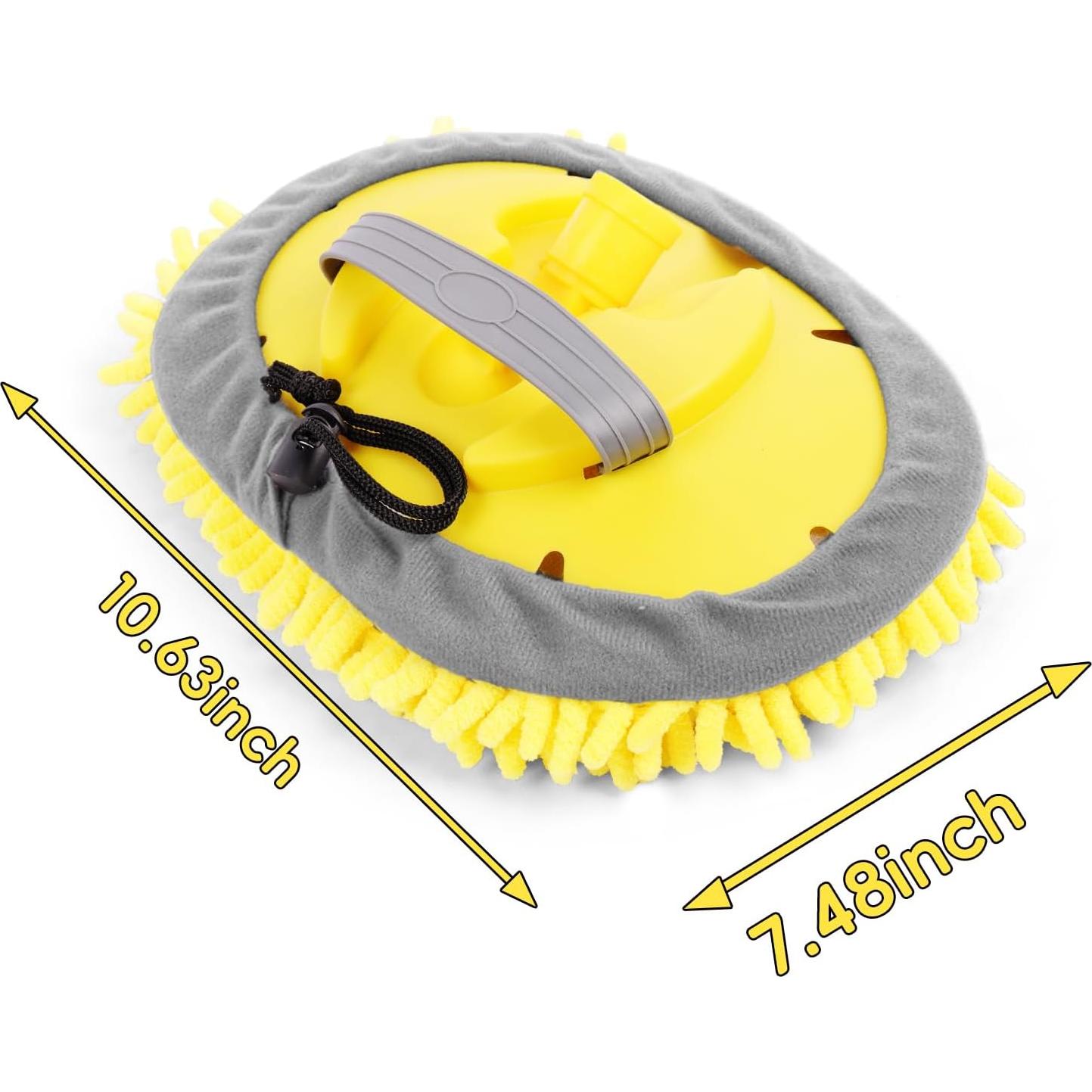 Mopa de Lavado de Autos Opow 25x20 cm Microfibra Suave