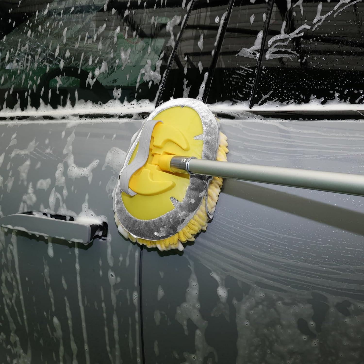 Mopa de Lavado de Autos Opow 25x20 cm Microfibra Suave