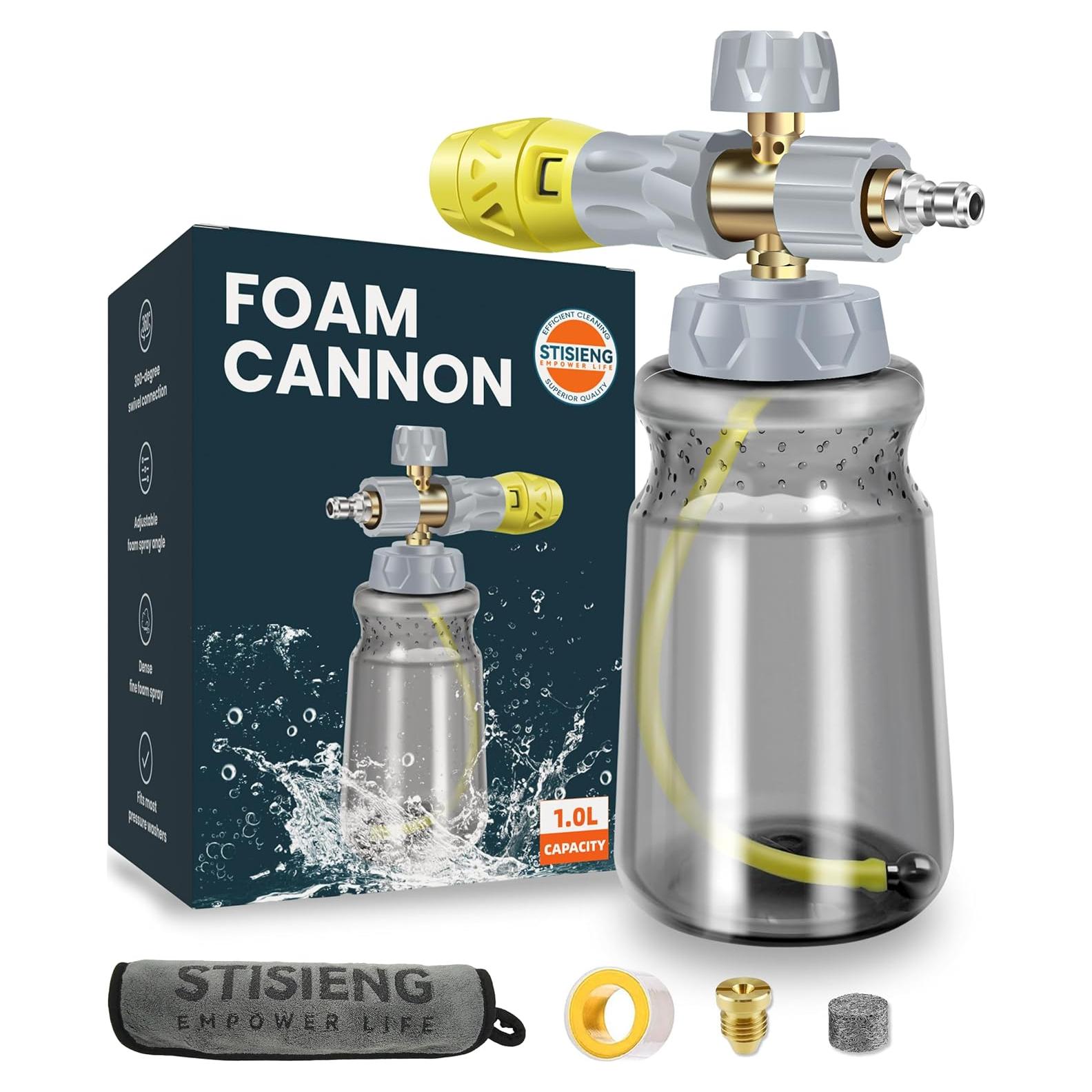 Cannon de Espuma STISIENG 1L para Lavadora de Presión