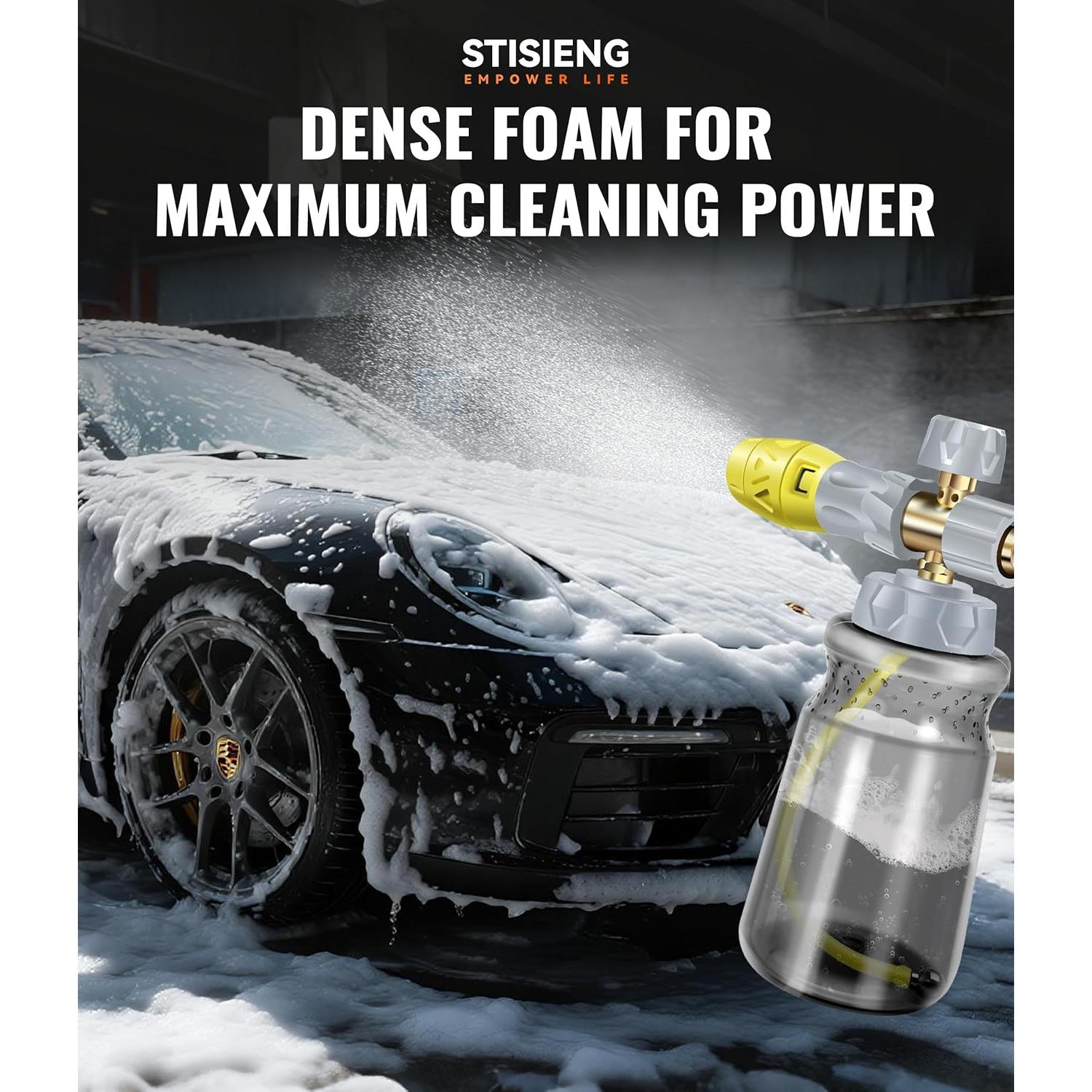Cannon de Espuma STISIENG 1L para Lavadora de Presión