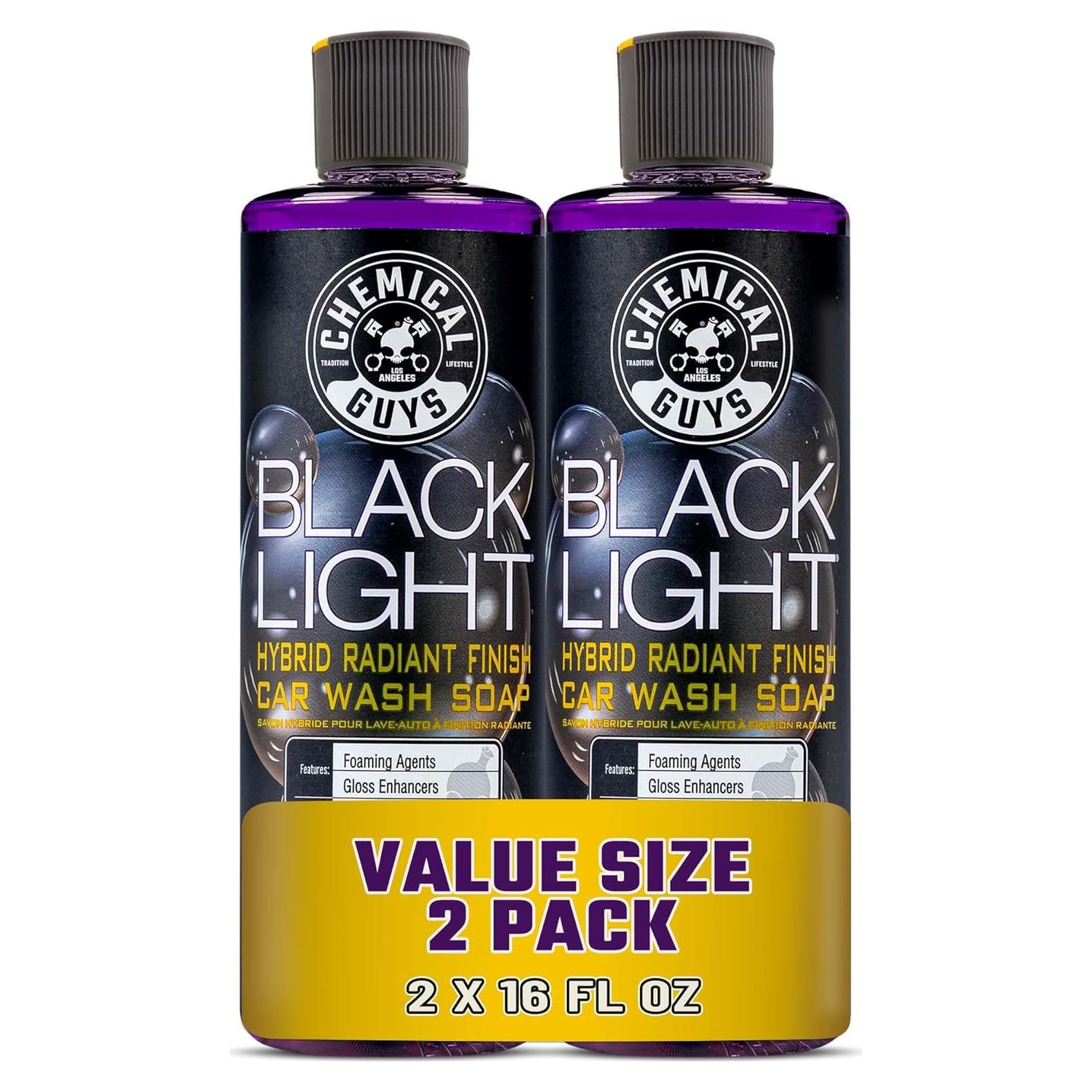 Jabón para Lavar Coches Chemical Guys Black Light 2 x 473 ml
