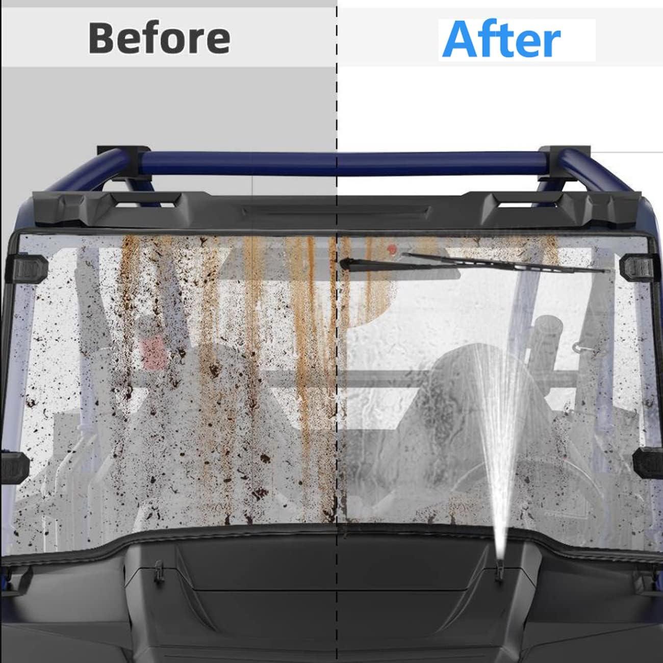 Kit de lavado de parabrisas Wadoy 12V con bomba y accesorios