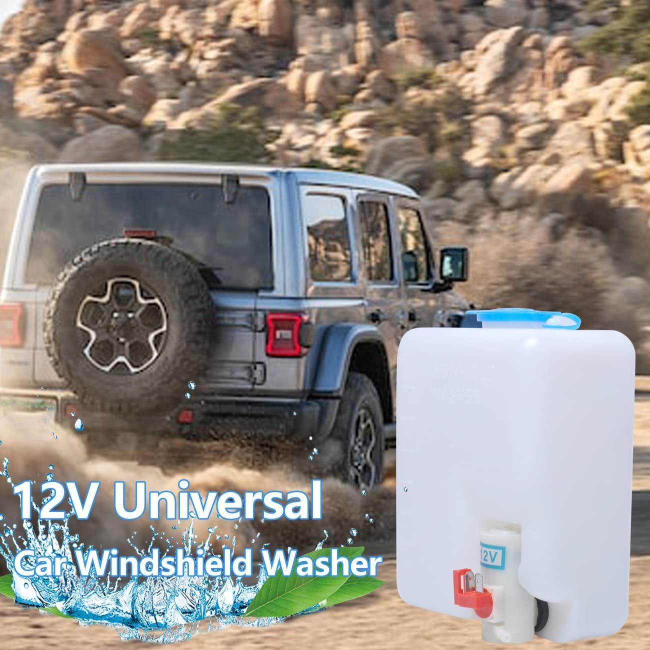 Kit de lavado de parabrisas Wadoy 12V con bomba y accesorios