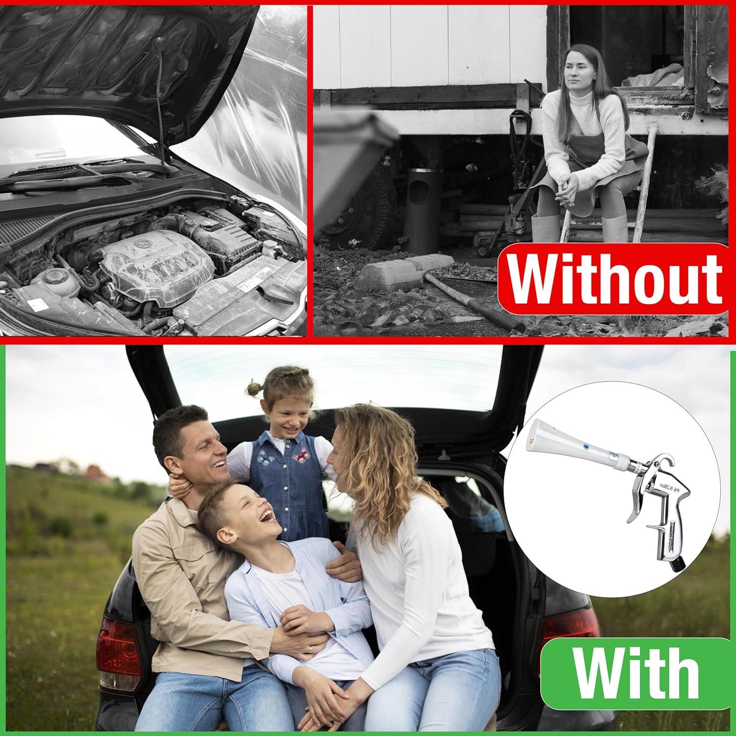 Pistola de Aire Comprimido TRA KEA HCL-13 para Limpieza de Autos