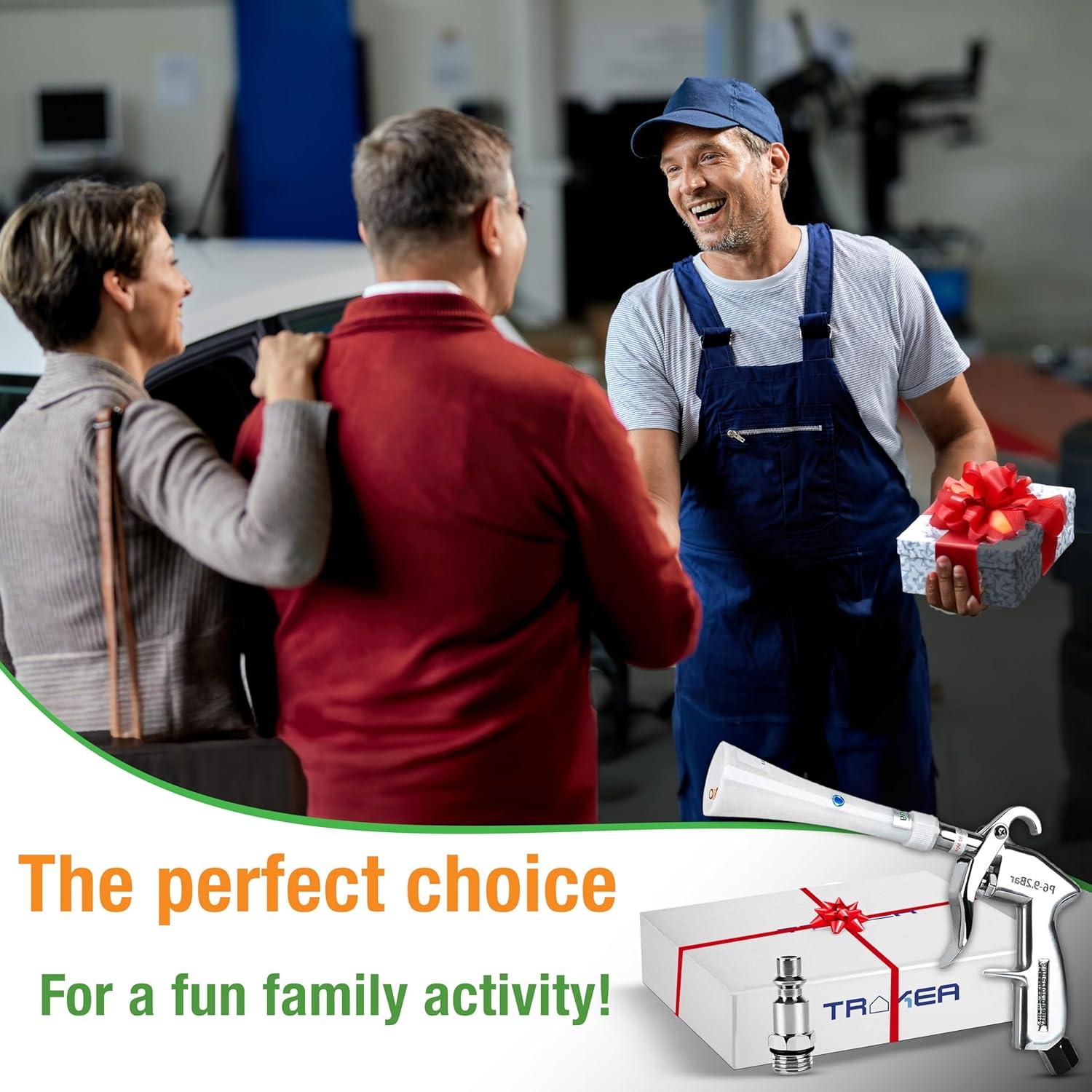 Pistola de Aire Comprimido TRA KEA HCL-13 para Limpieza de Autos