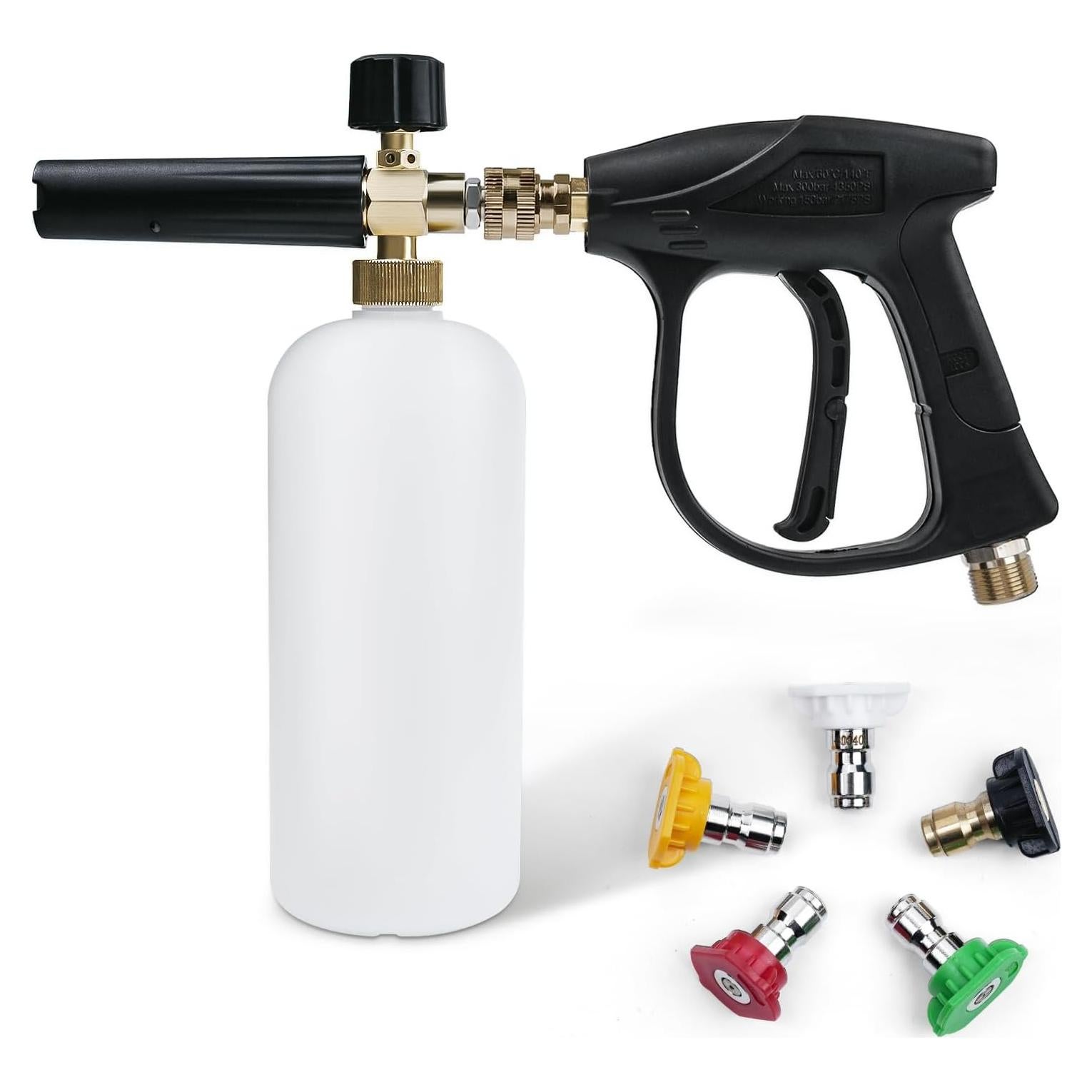 Kit de Lavado a Presión HOONGKAI 3000 PSI con Caño de Espuma