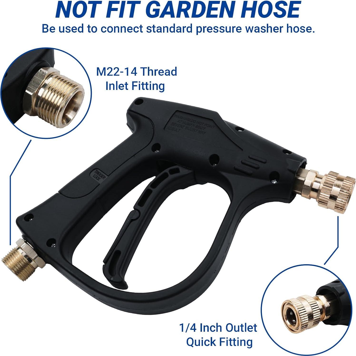 Kit de Lavado a Presión HOONGKAI 3000 PSI con Caño de Espuma