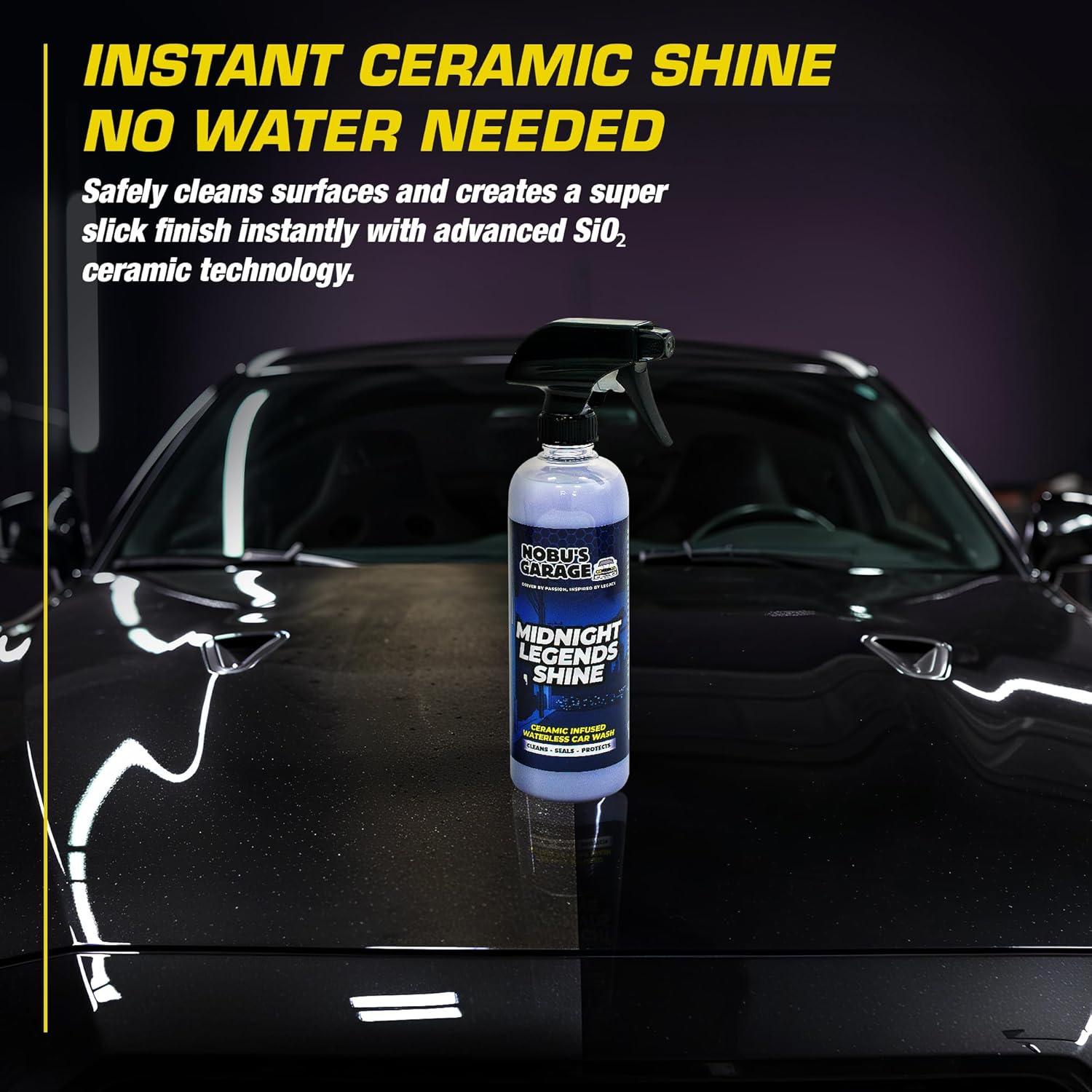 Kit de Detallado de Auto Garage de Nobu con Mitón y Spray Cerámico