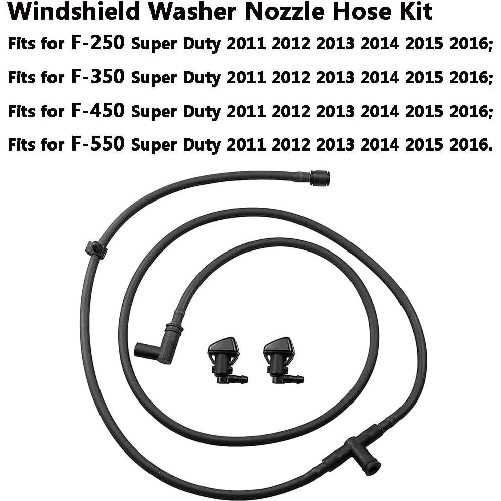 Kit de Manguera y Boquillas Limpiaparabrisas Ford Super Duty 2011-2016