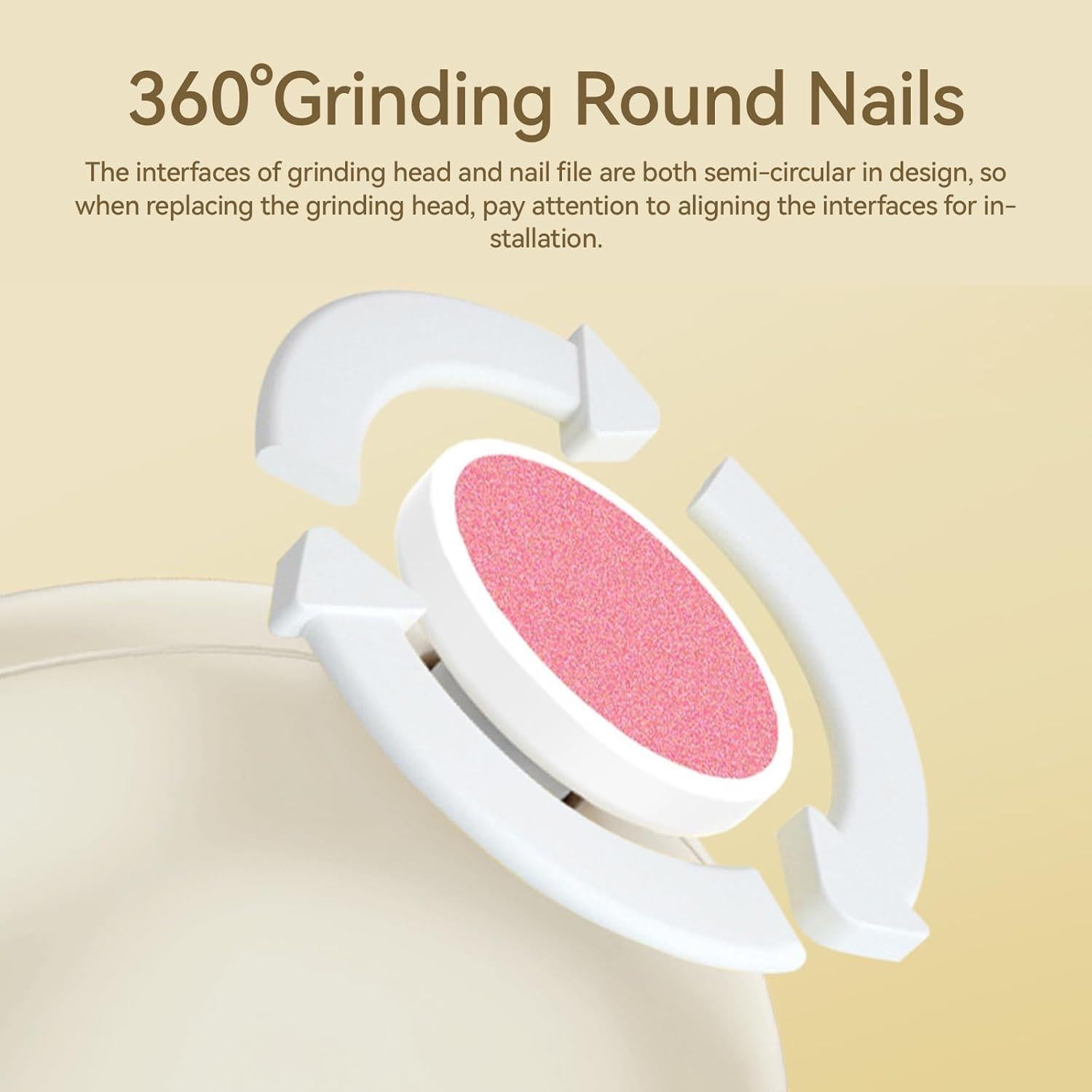 Lima de Uñas Eléctrica GEREFET para Bebés y Adultos - Kit Completo