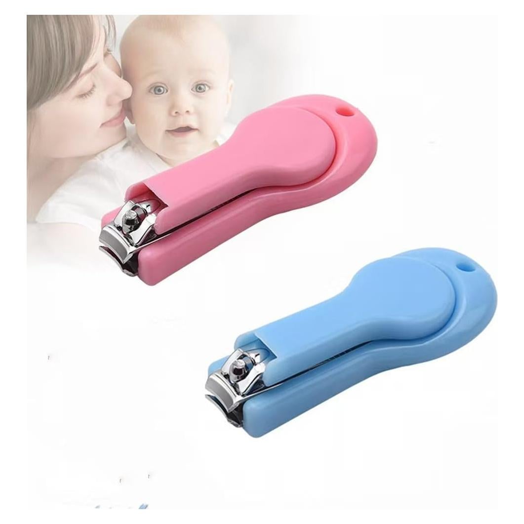 Cortauñas para Bebés XUJINCN - Paquete de 2, Rosa y Azul