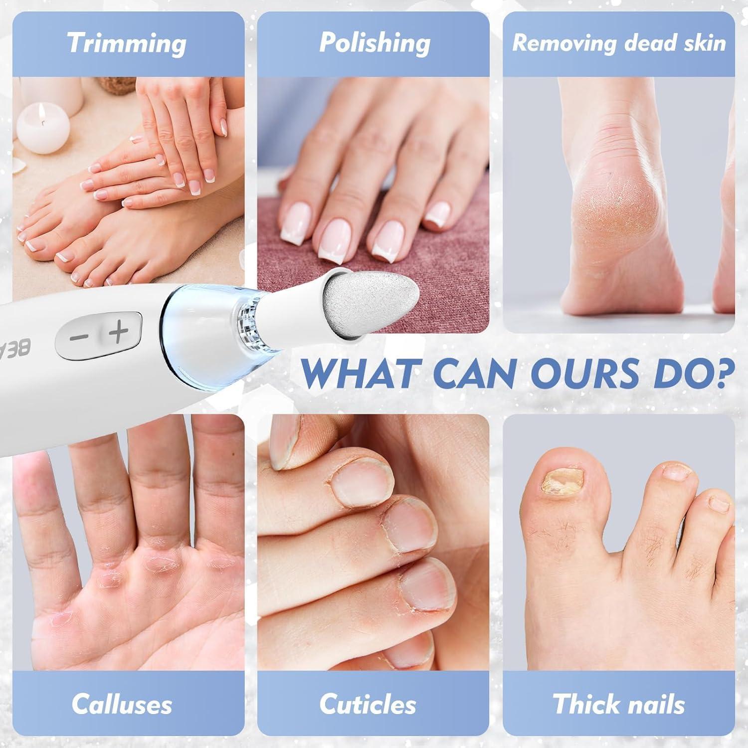 Taladro Eléctrico para Uñas BEAUTURAL con 10 Accesorios