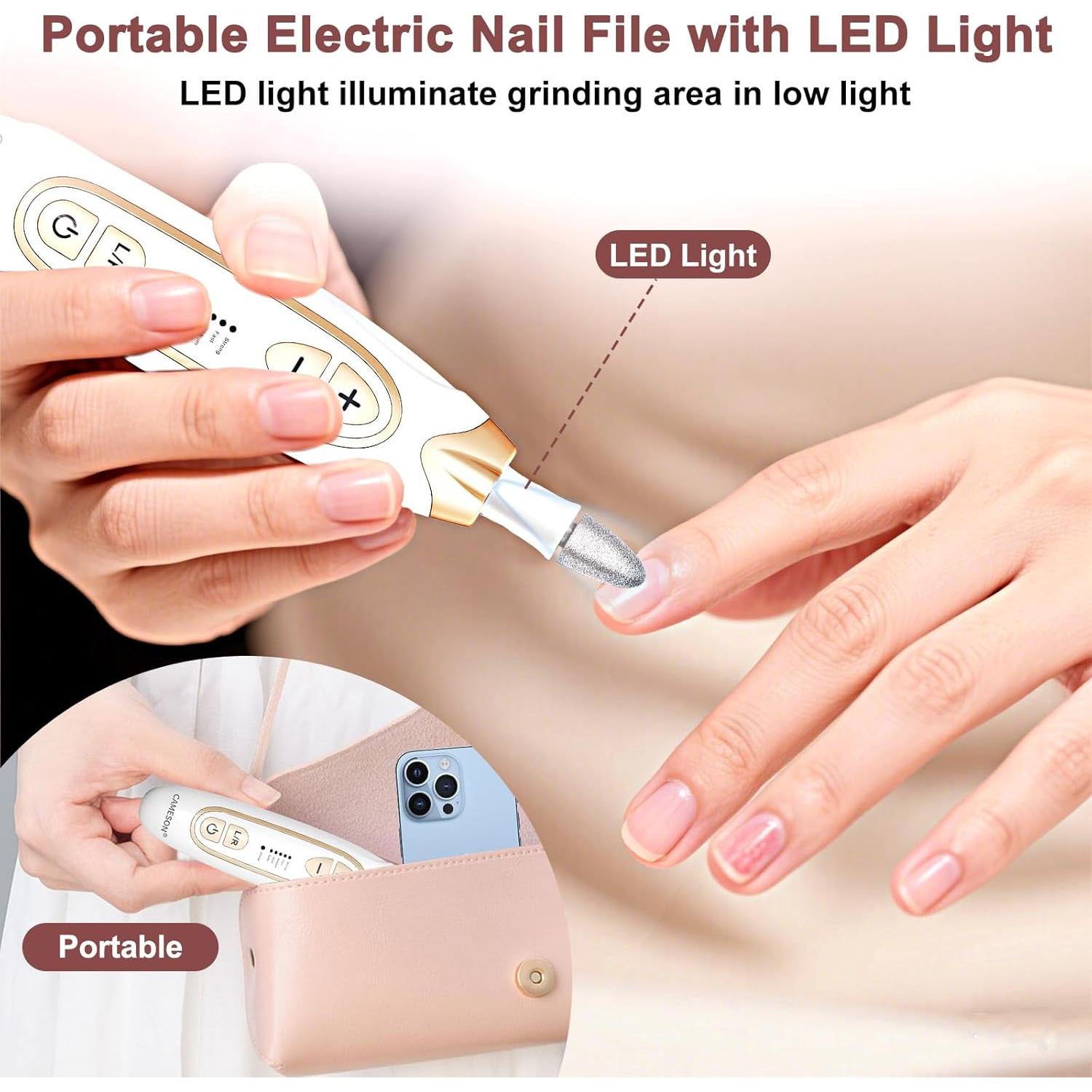 Kit Eléctrico de Manicura y Pedicura CAMESON AOL10