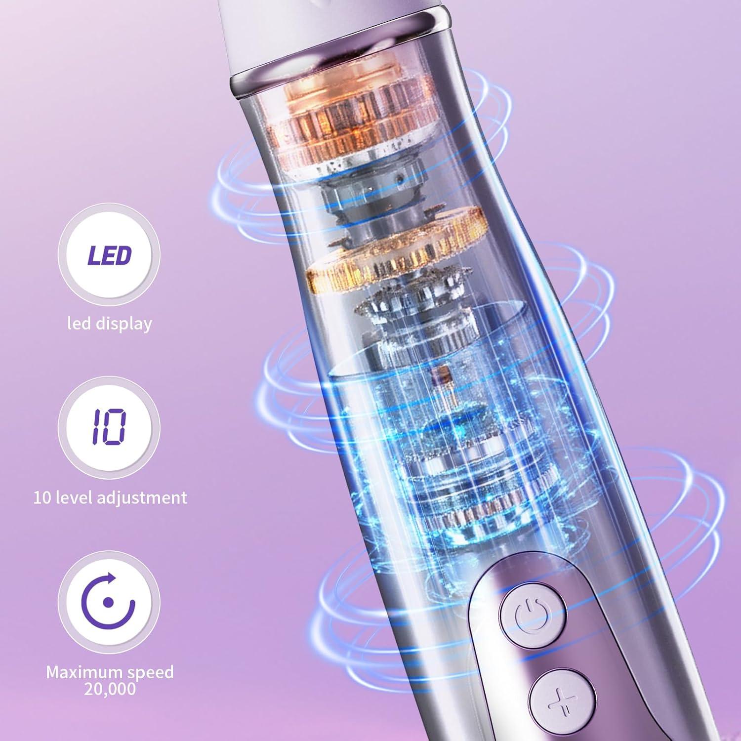 Kit de Manicura y Pedicura Aleanu - Taladro Inalámbrico 10 Velocidades