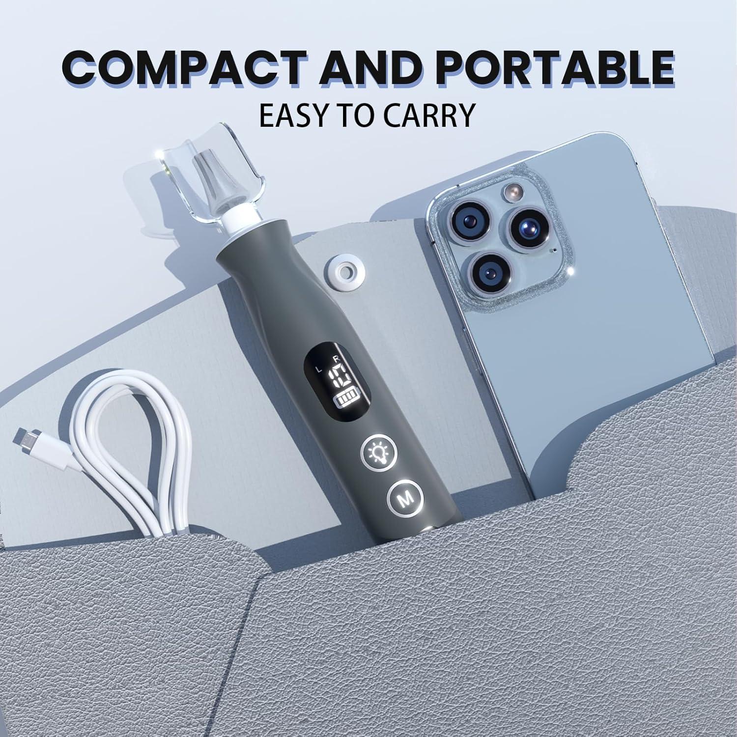 Taladro Eléctrico para Uñas VFD AOL05, Lima Recargable 2000 mAh