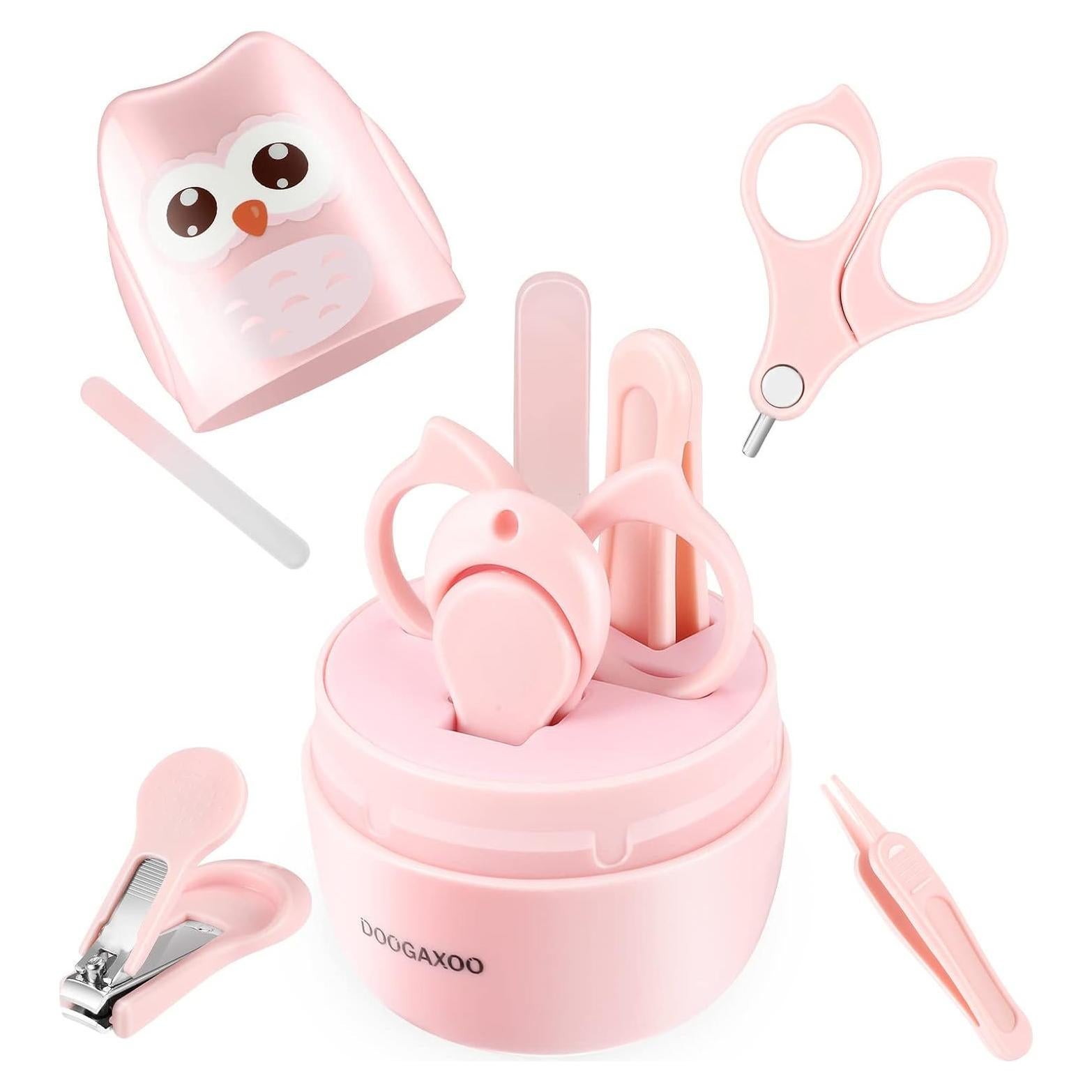 Kit de Cuidado para Bebés DOOGAXOO 4 en 1 Rosa