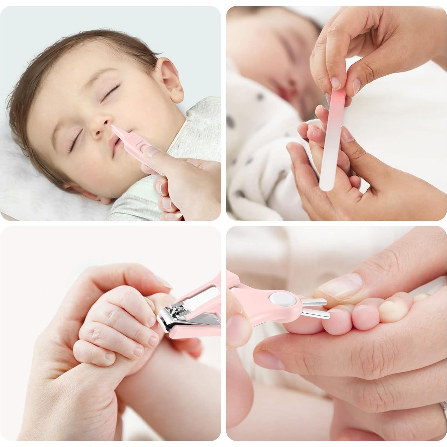 Kit de Cuidado para Bebés DOOGAXOO 4 en 1 Rosa