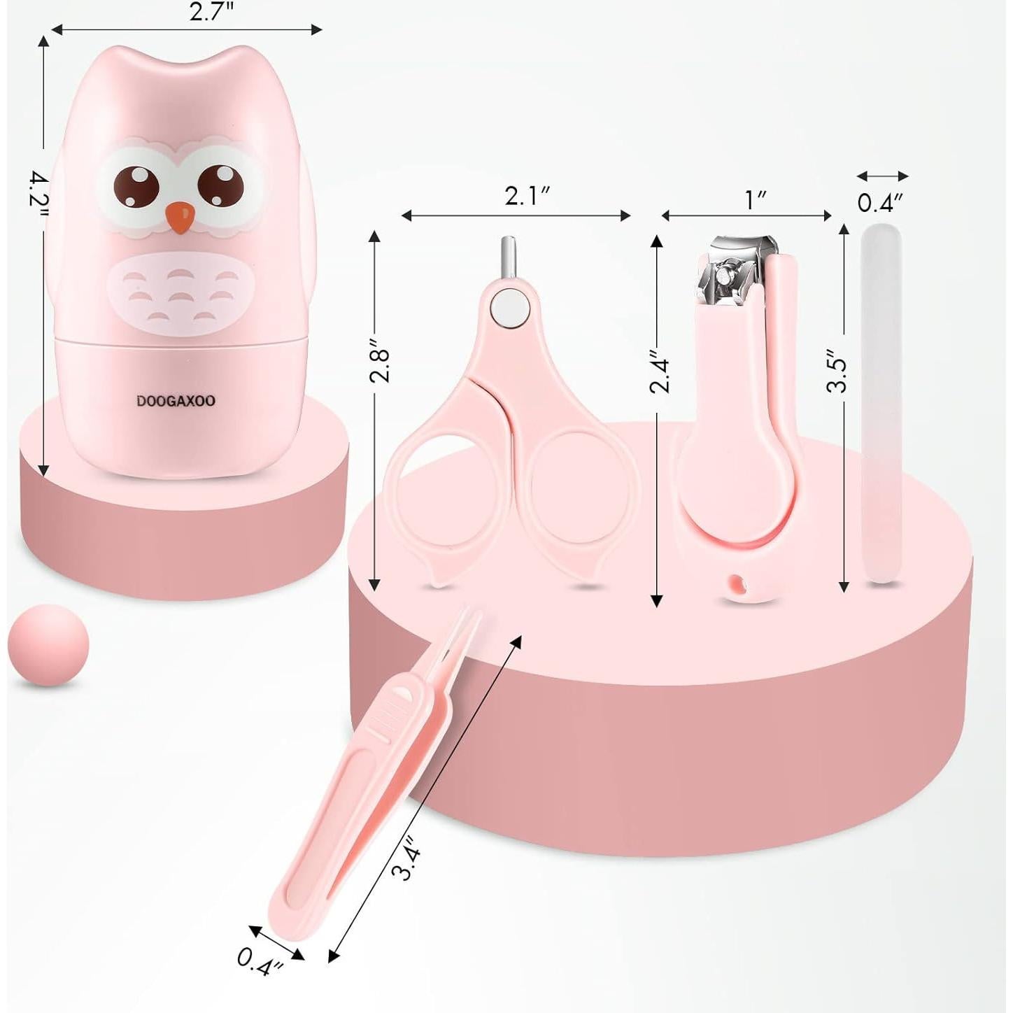 Kit de Cuidado para Bebés DOOGAXOO 4 en 1 Rosa