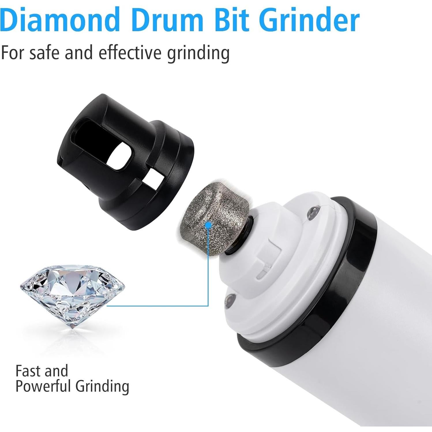 Cortauñas Eléctrico PetProX para Perros y Gatos - Silencioso, Recargable, 3 Velocidades