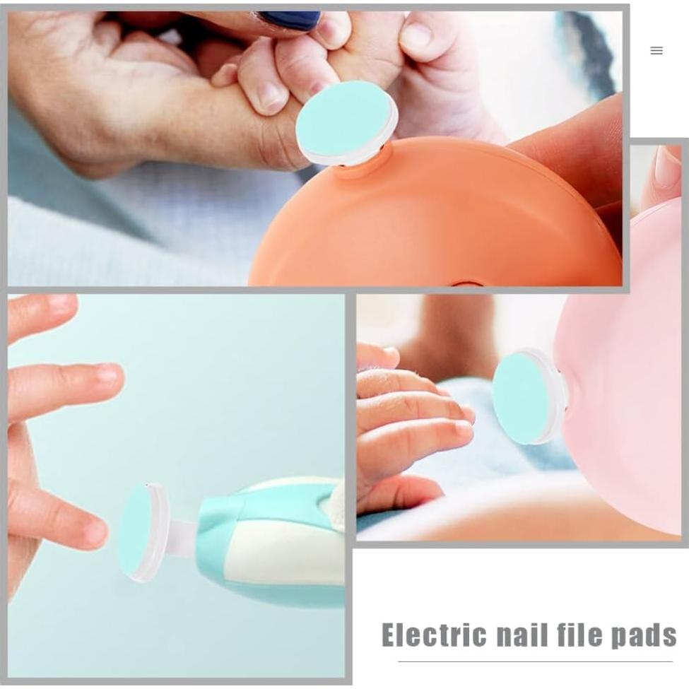 24 Almohadillas de Reemplazo para Limador de Uñas Eléctrico MHFOOU