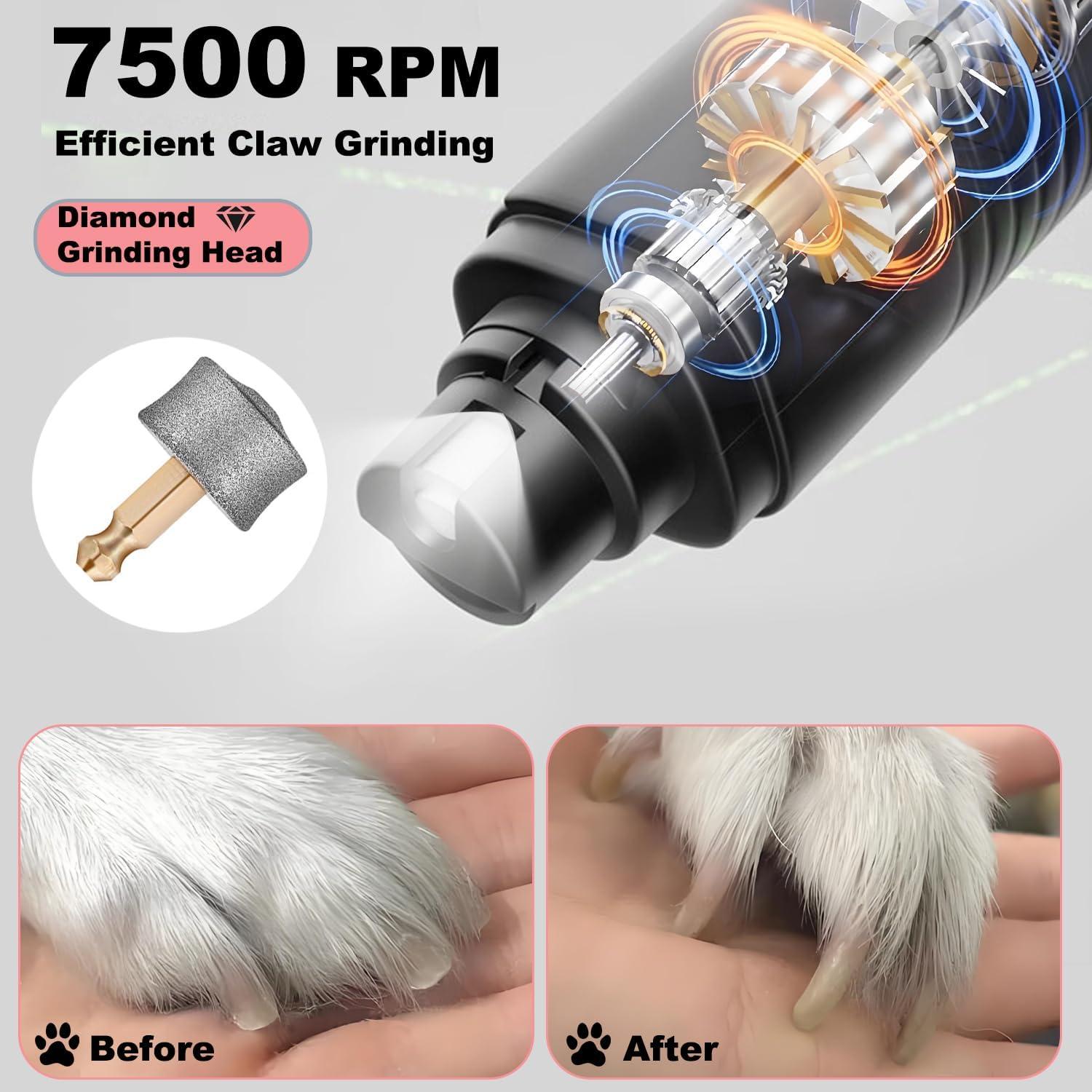 Cortauñas Eléctrico para Mascotas Consss MJQ-1 7500 RPM