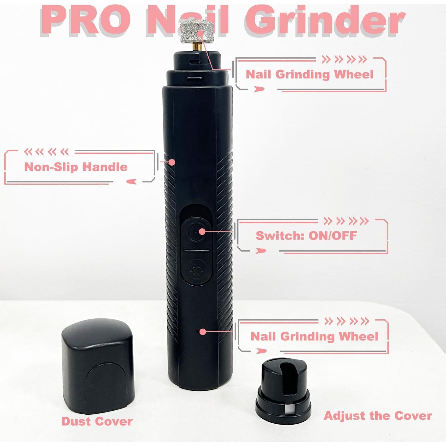 Cortauñas Eléctrico para Mascotas Consss MJQ-1 7500 RPM