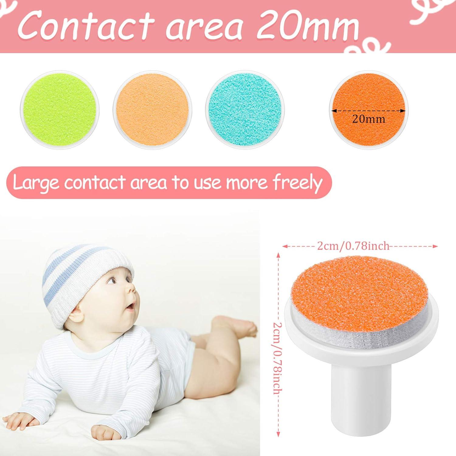 36 Almohadillas de Lima de Uñas para Bebés - 4 Colores