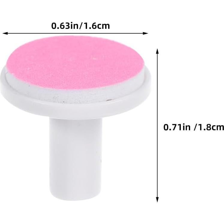 12 Almohadillas de Reemplazo para Cortador de Uñas Didiseaon Rosa