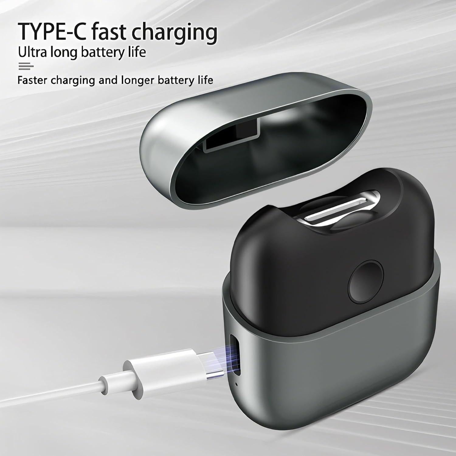 Cortador de Uñas Eléctrico PINjiaju con Luz LED y Almacenamiento