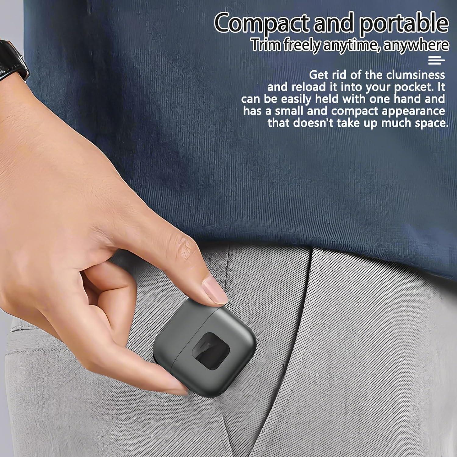 Cortador de Uñas Eléctrico PINjiaju con Luz LED y Almacenamiento