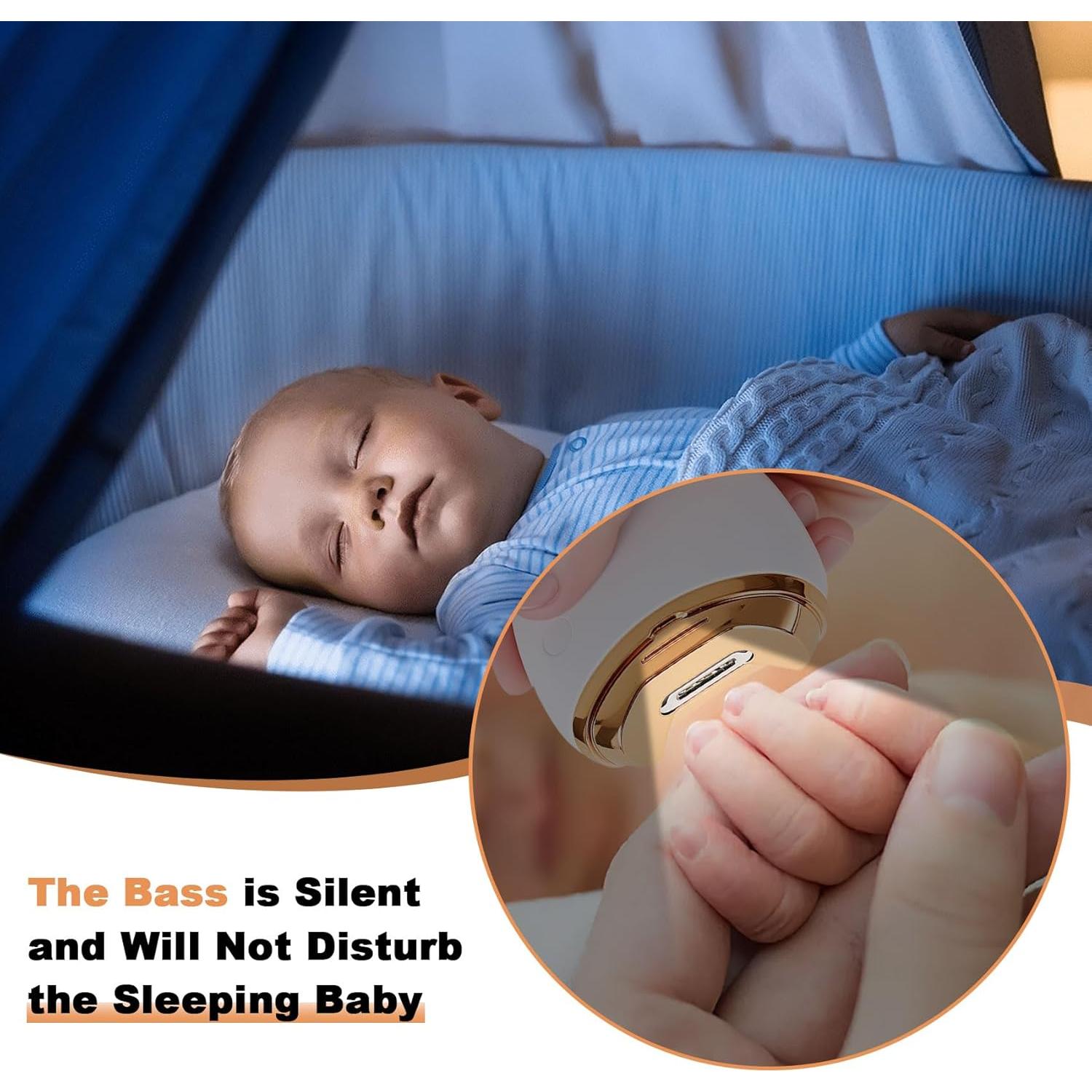 Cortador de Uñas Eléctrico ZHIJD Recargable USB 2 Velocidades