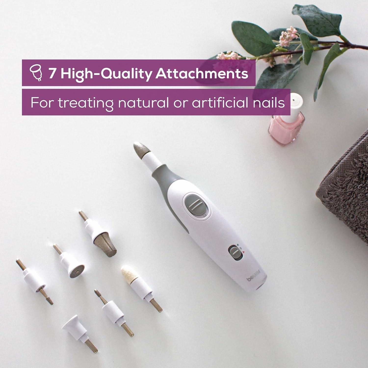 Beurer MP32 Taladro Eléctrico para Uñas - Set 7 Accesorios