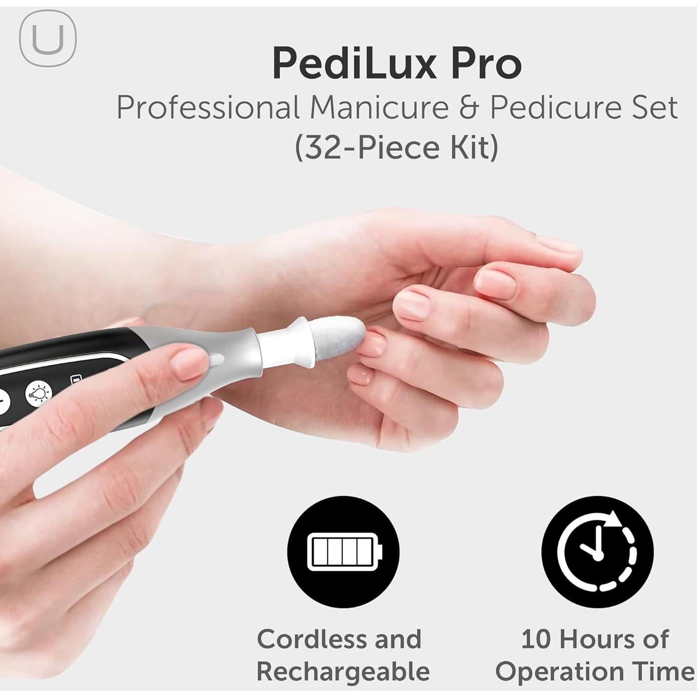 Kit Profesional de Manicura y Pedicura Utilyze PediLux Pro