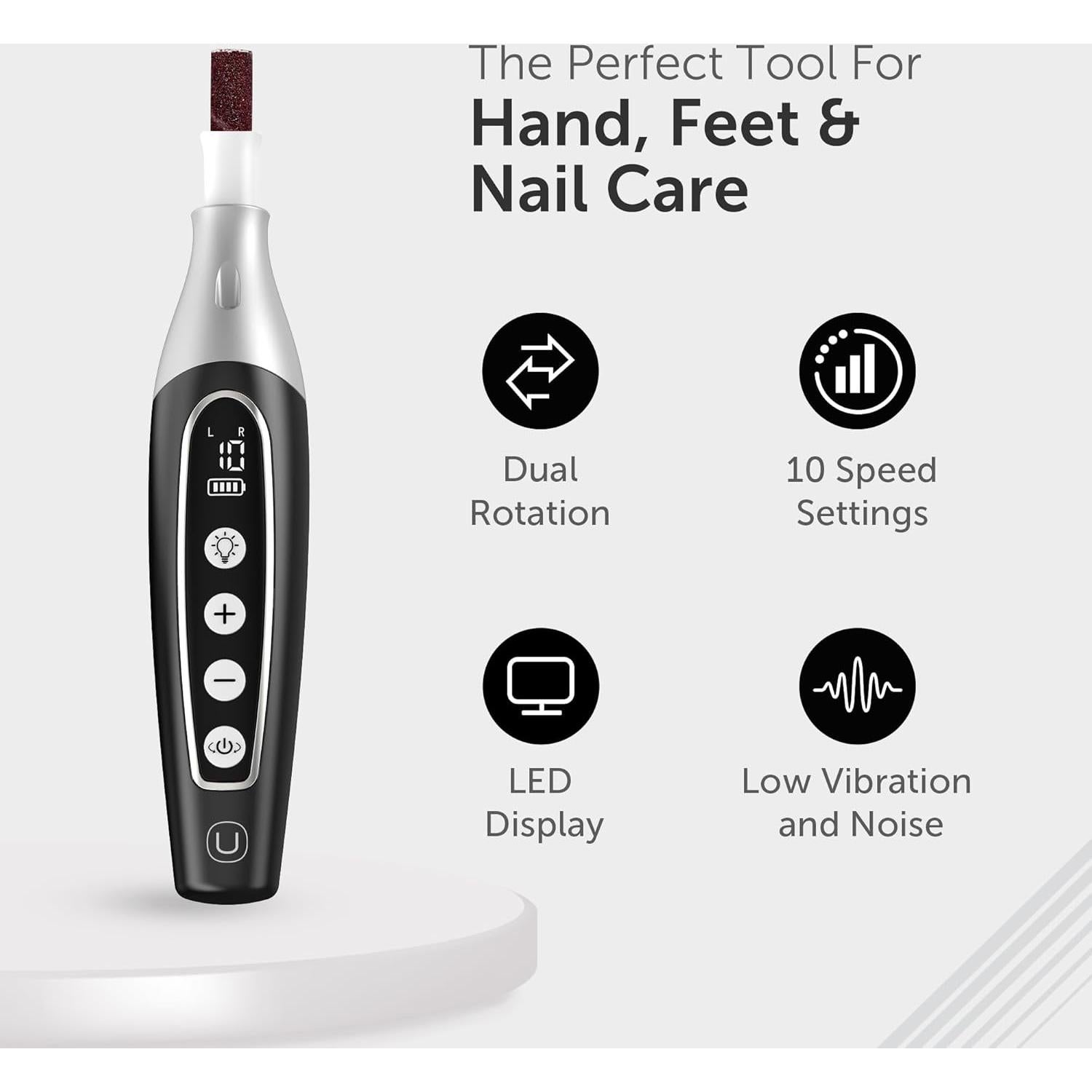 Kit Profesional de Manicura y Pedicura Utilyze PediLux Pro