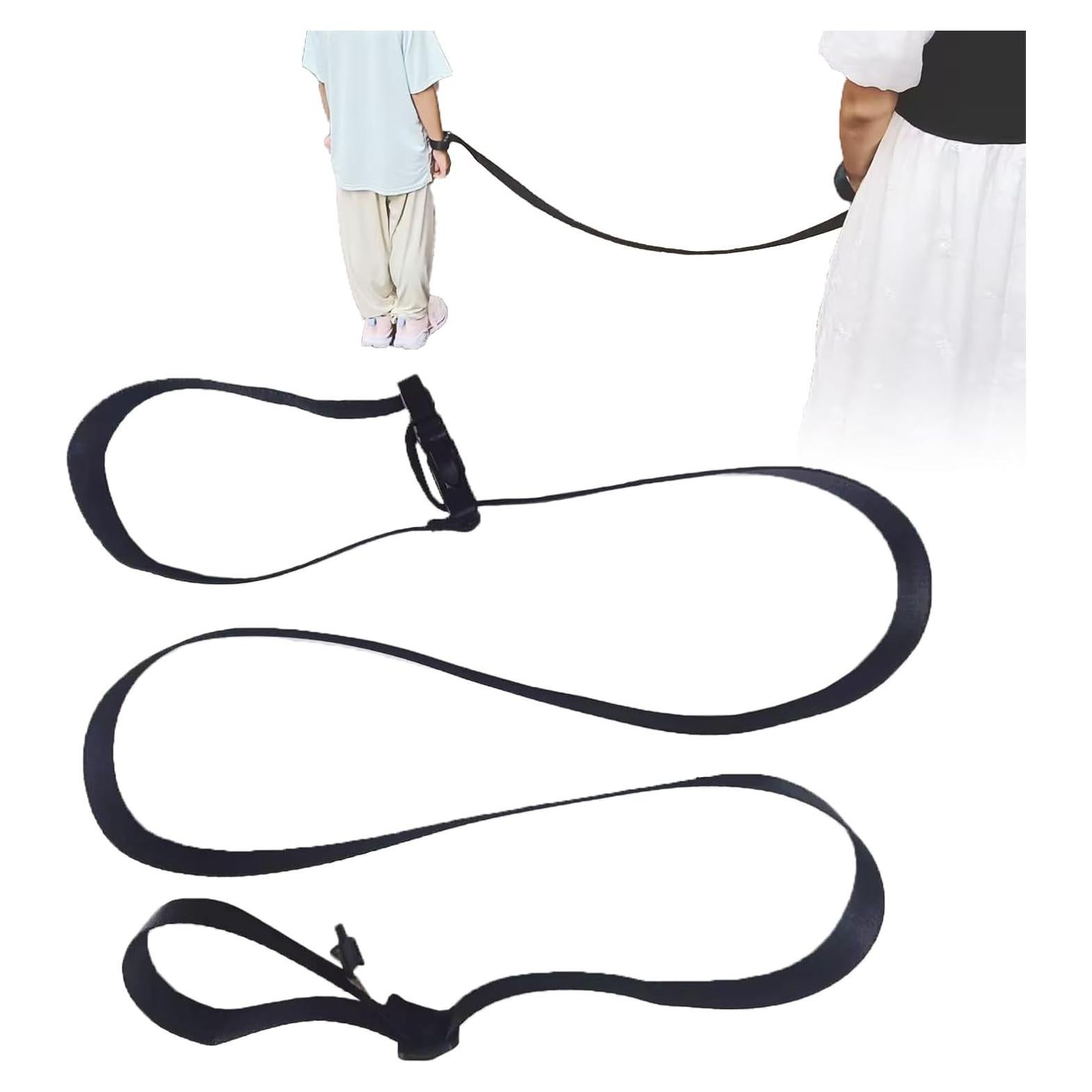 Arnés de Muñeca de Seguridad Ajustable para Niños - Negro