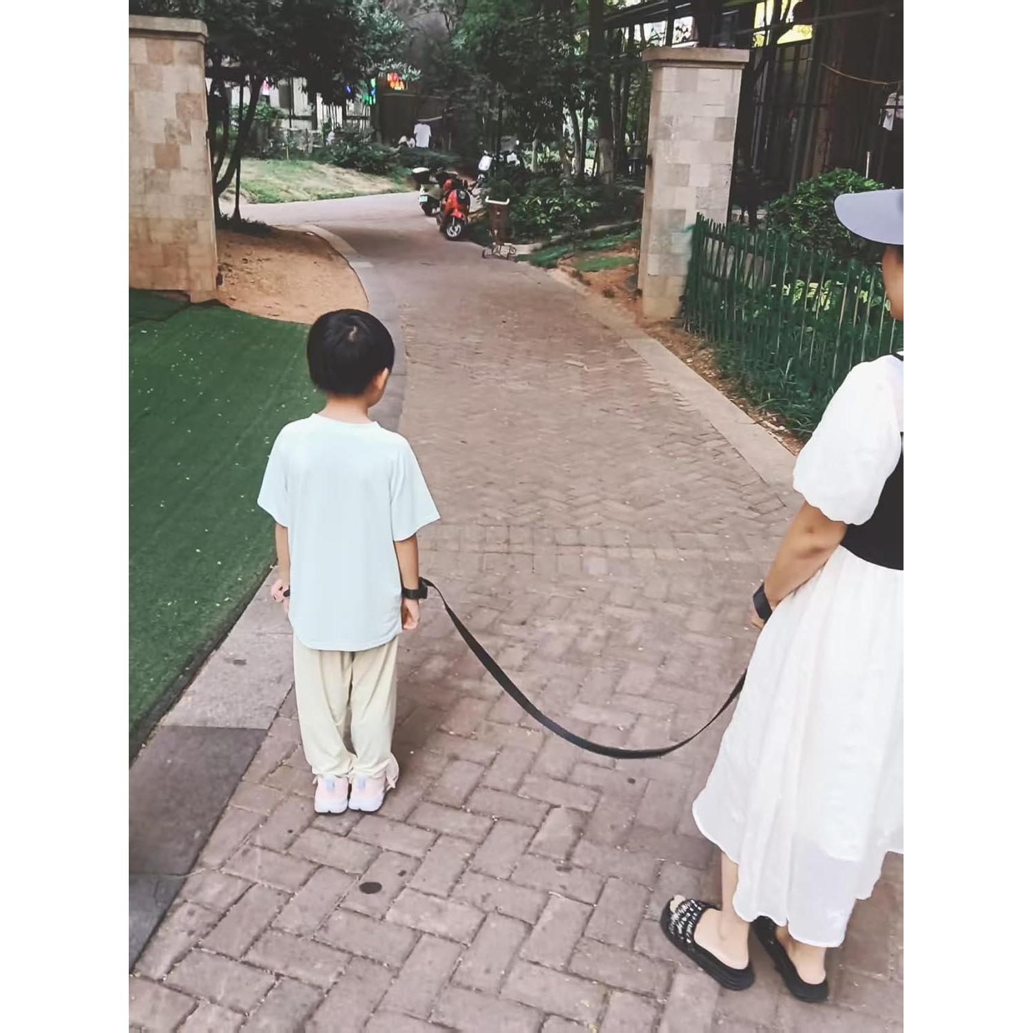 Arnés de Muñeca de Seguridad Ajustable para Niños - Negro